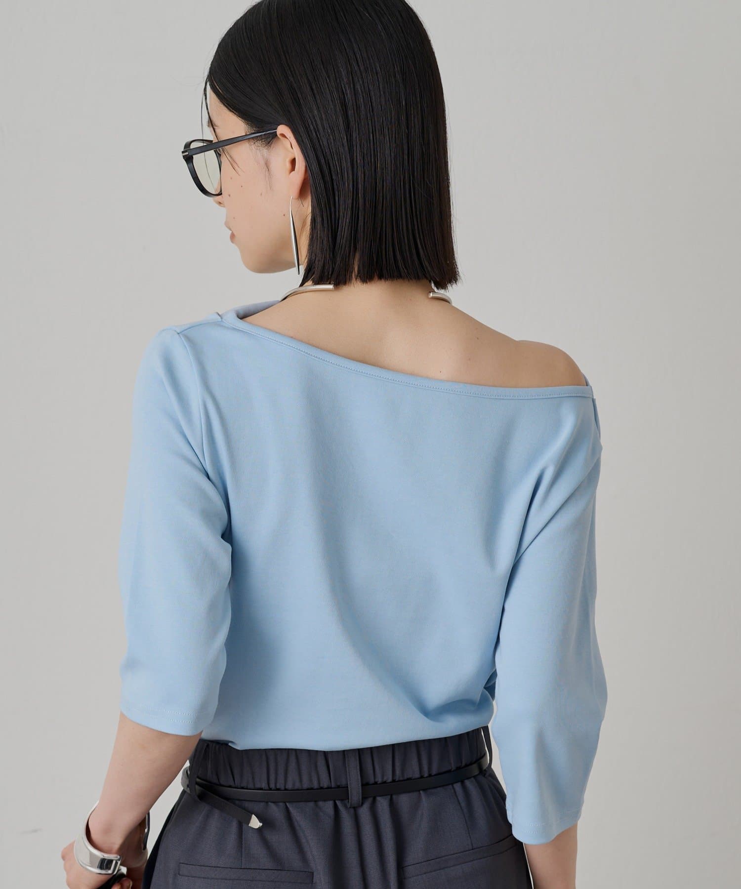 OUTLET(アウトレット) 【Loungedress】ドレープカットソー