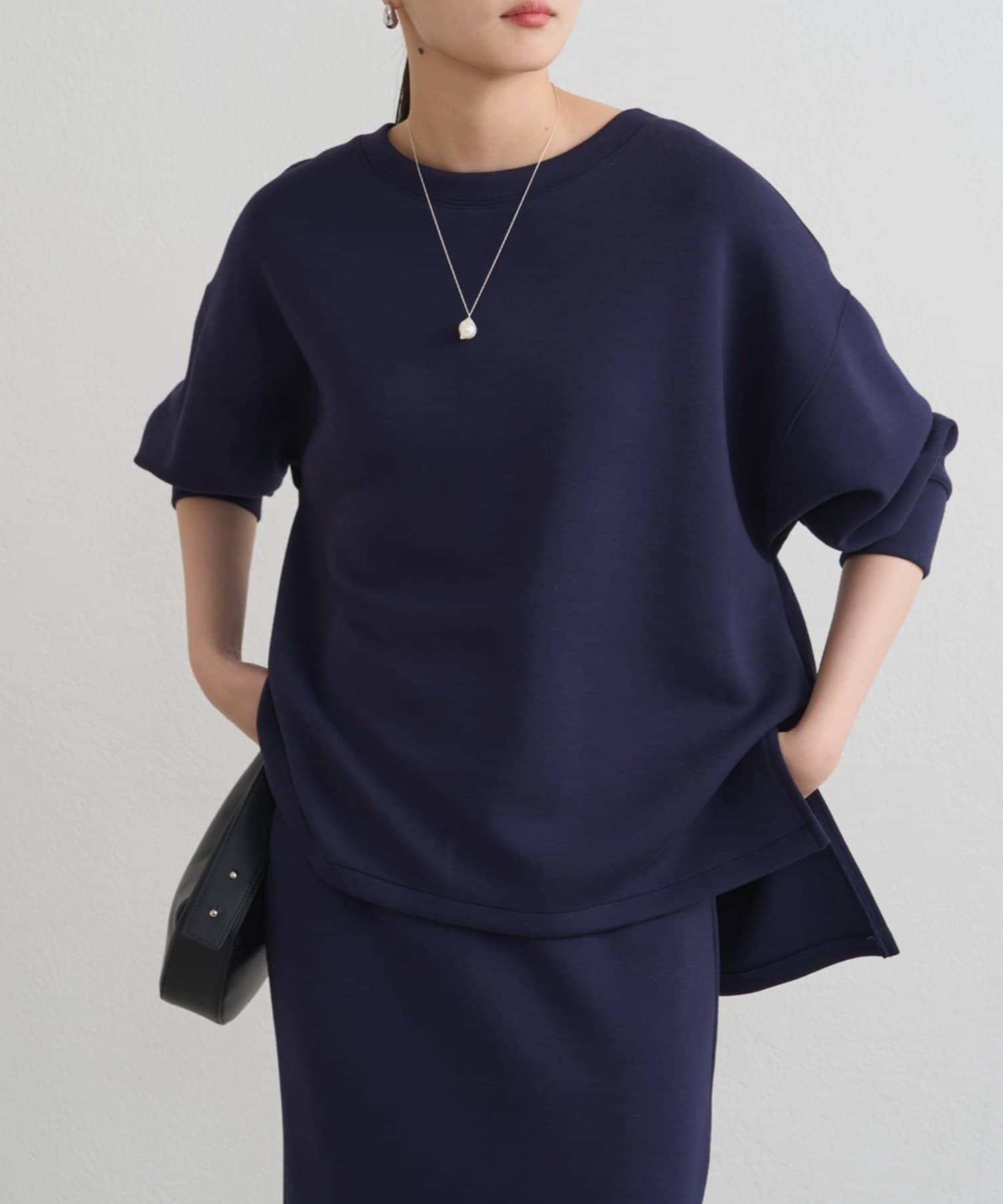 OUTLET(アウトレット) 【Loungedress】ポンチプルオーバー