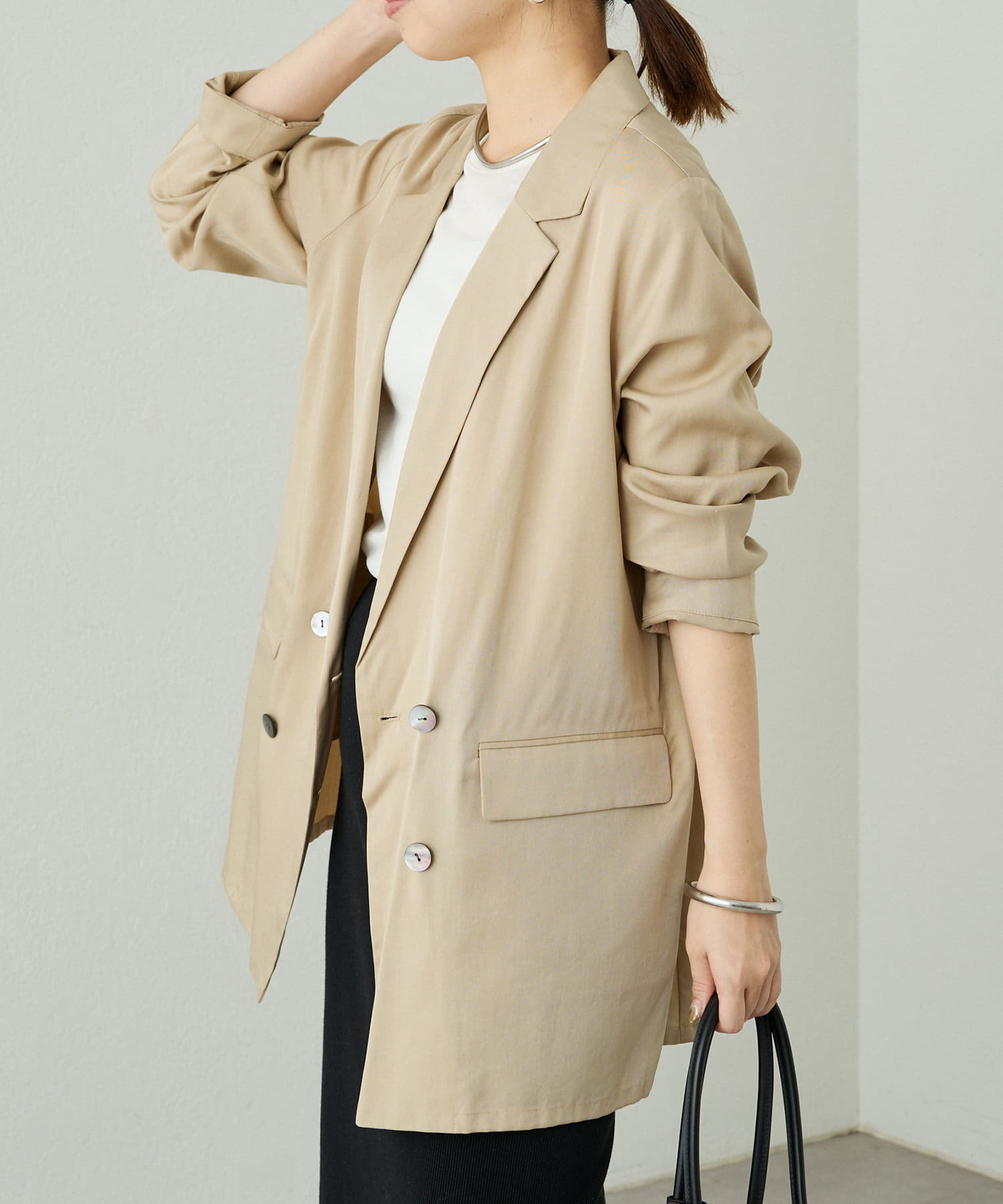 OUTLET(アウトレット) 【Loungedress】リラックスジャケット