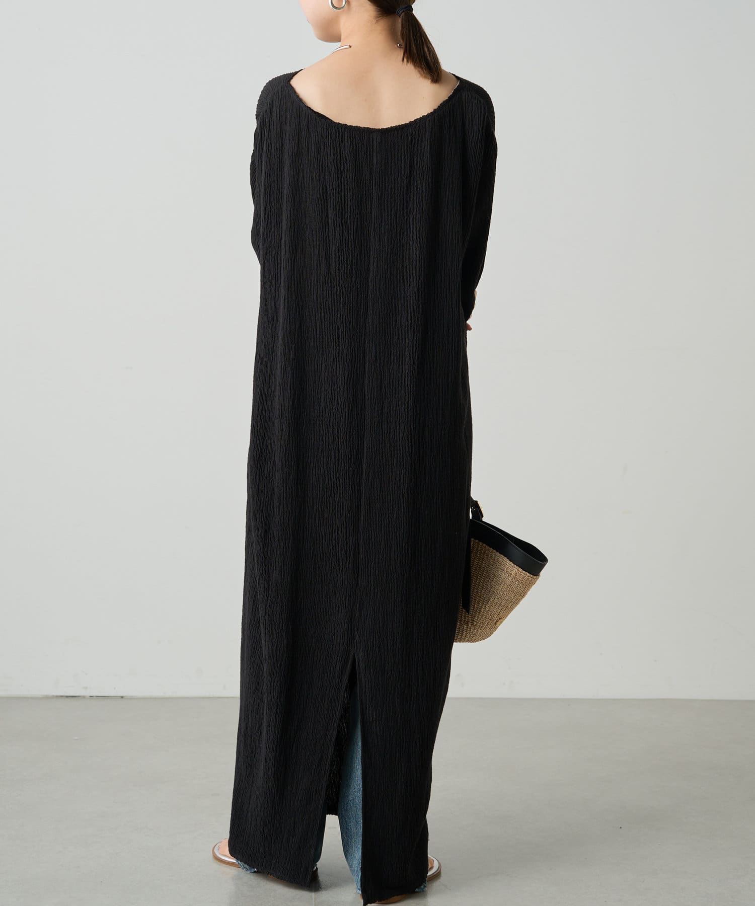 OUTLET(アウトレット) 【Loungedress】ガーゼリラックスワンピース