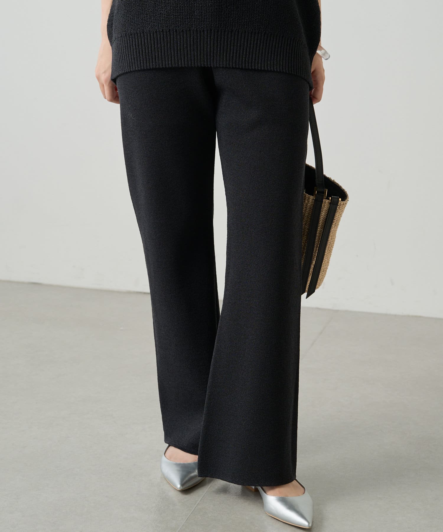 OUTLET(アウトレット) 【Loungedress】和紙ニットパンツ