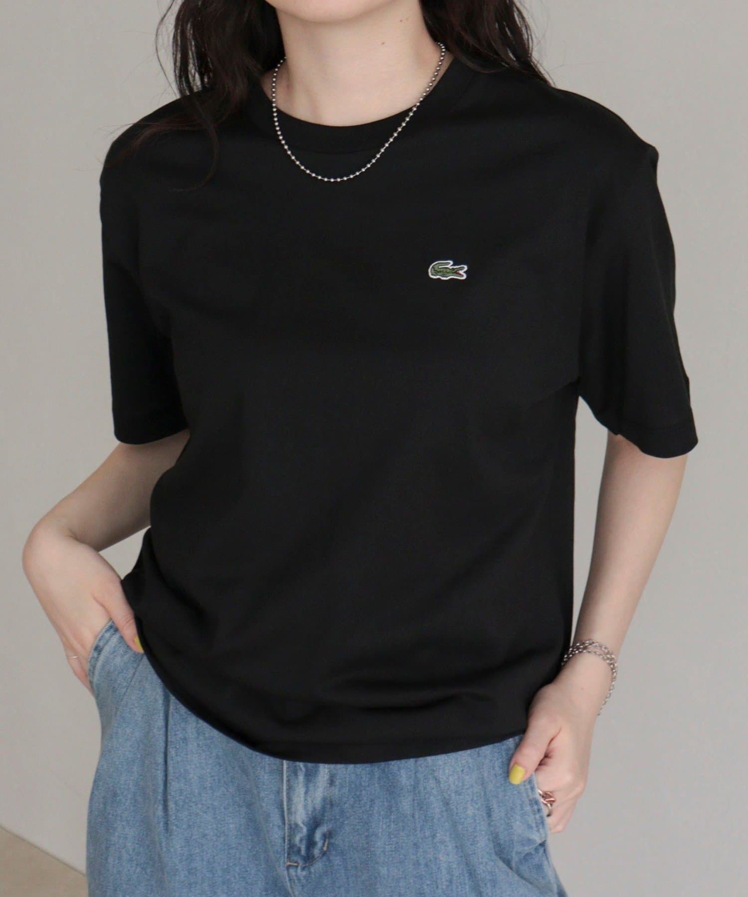 FREDY & GLOSTER(フレディ アンド グロスター) 【LACOSTE/ラコステ】ワンポイントソフトタッチTシャツ