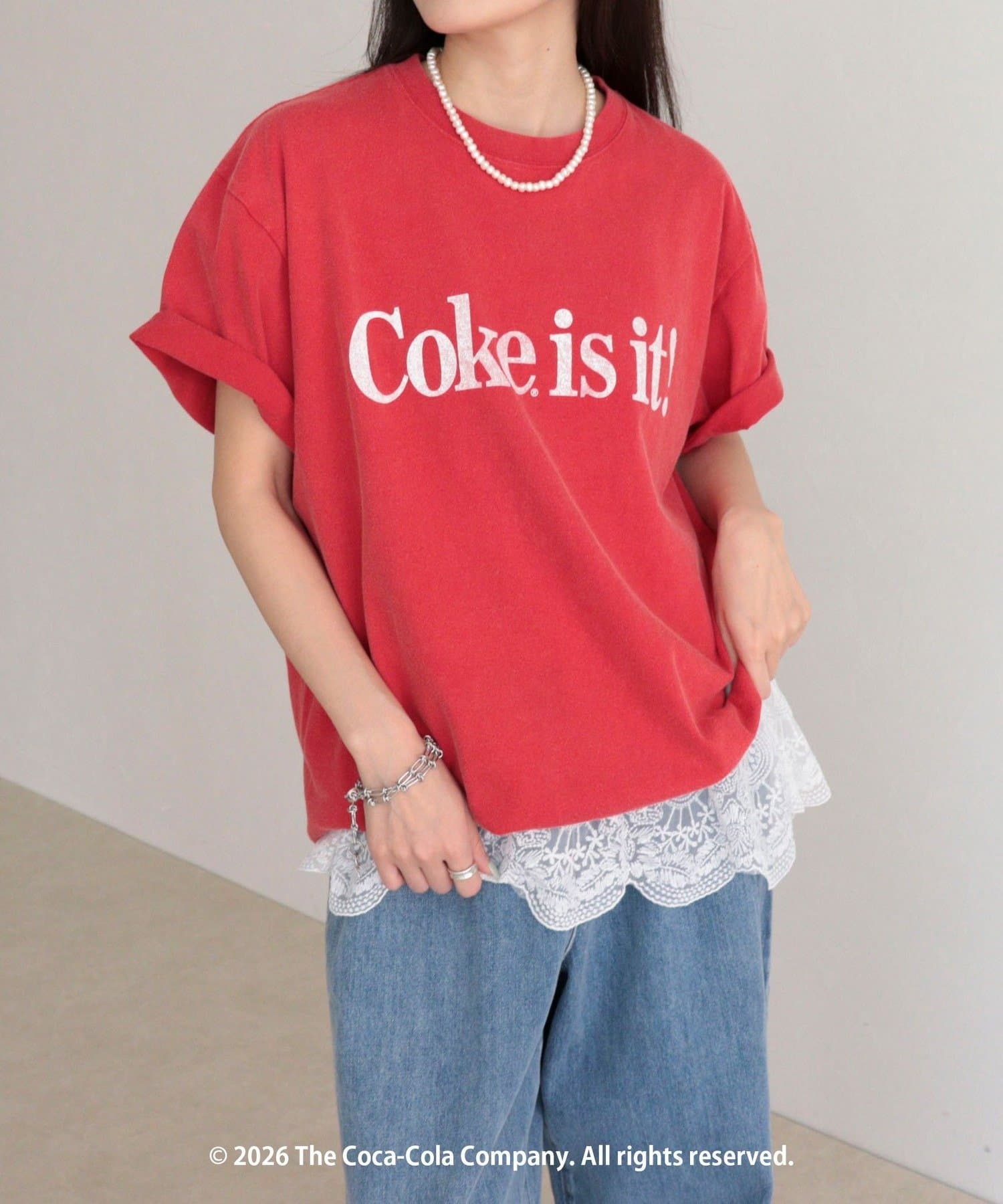 FREDY & GLOSTER(フレディ アンド グロスター) 【GOOD ROCK SPEED】Coca-Cola半袖Ｔ