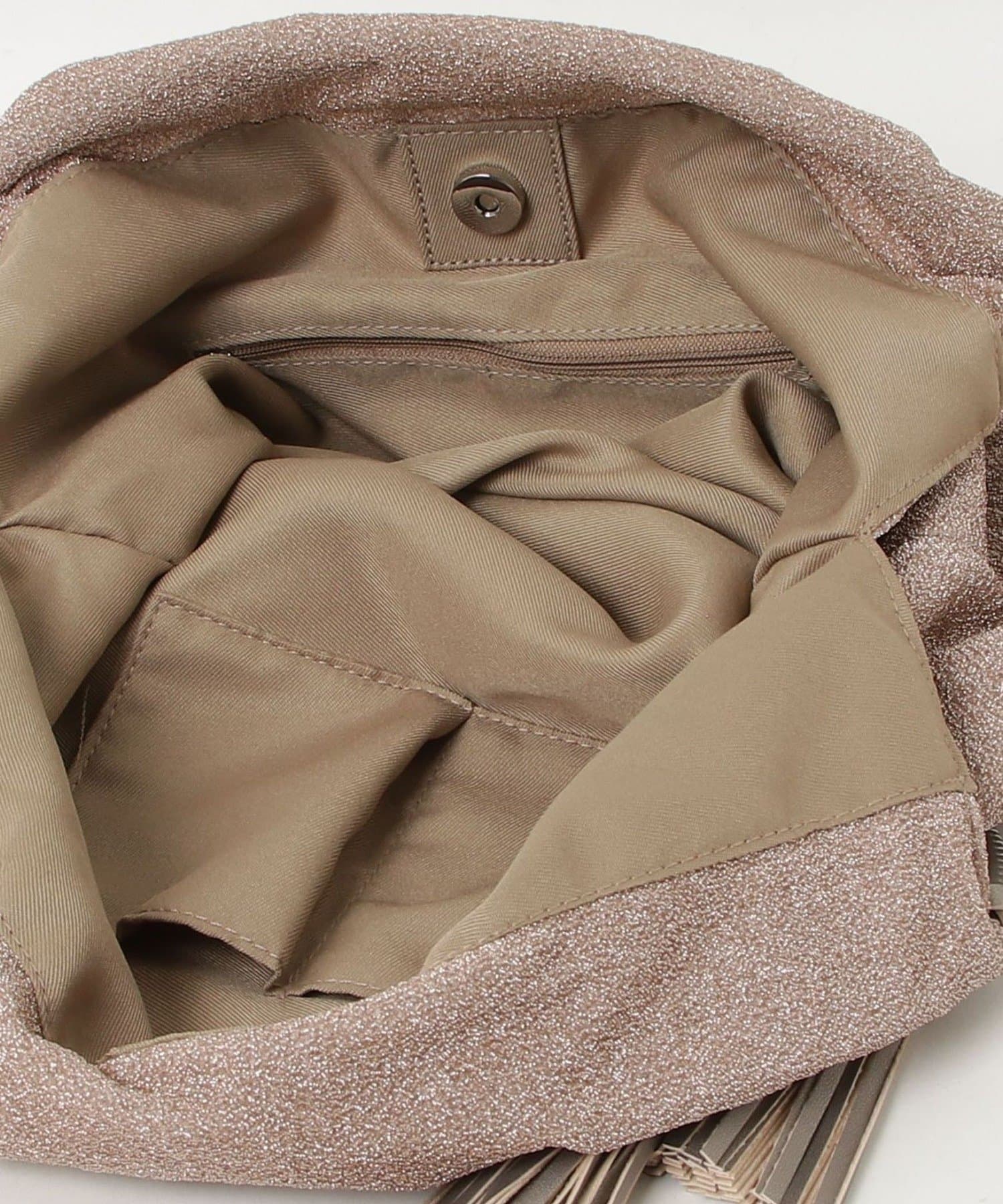 FREDY & GLOSTER(フレディ アンド グロスター) ラメ生地ループハンドルトートバッグ