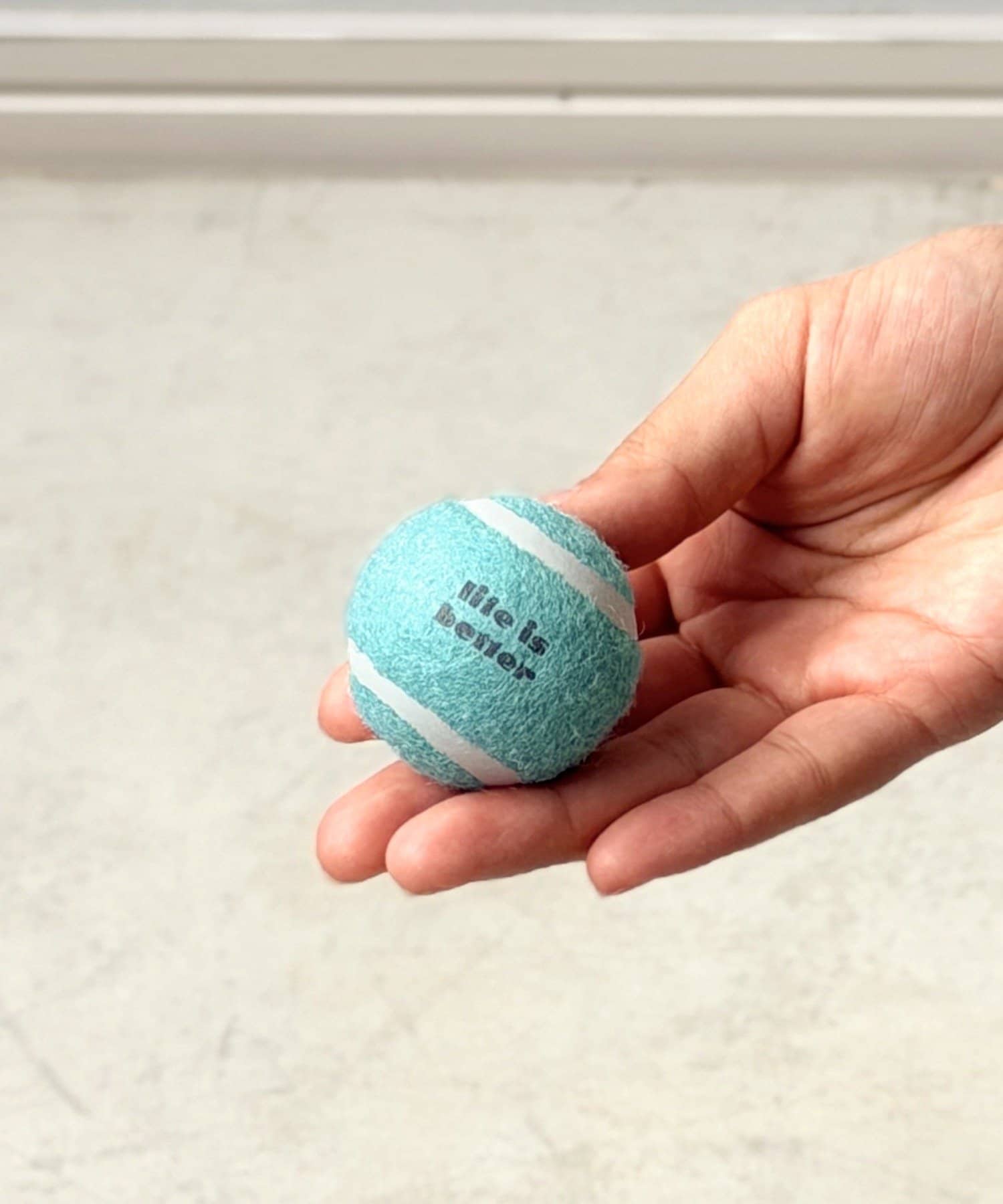 3COINS(スリーコインズ) ミニテニスボールトイ3個セット