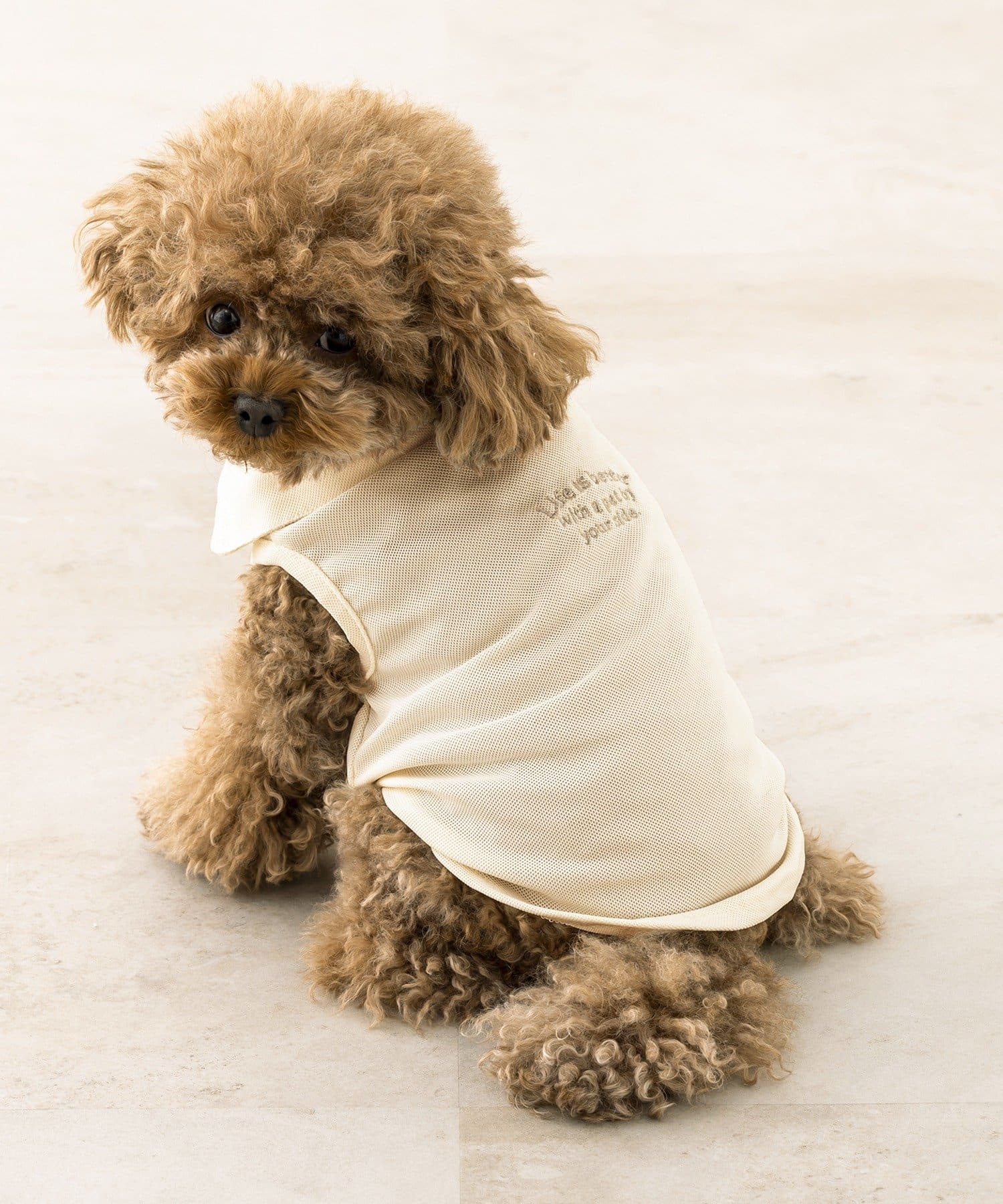 3COINS(スリーコインズ) ノースリーブポロシャツ