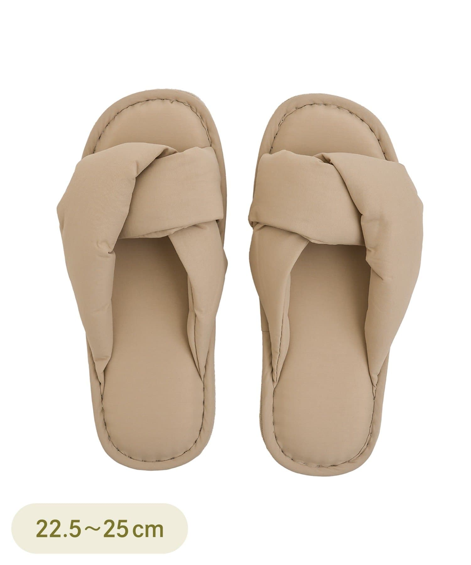 3COINS(スリーコインズ) クロススリッパ