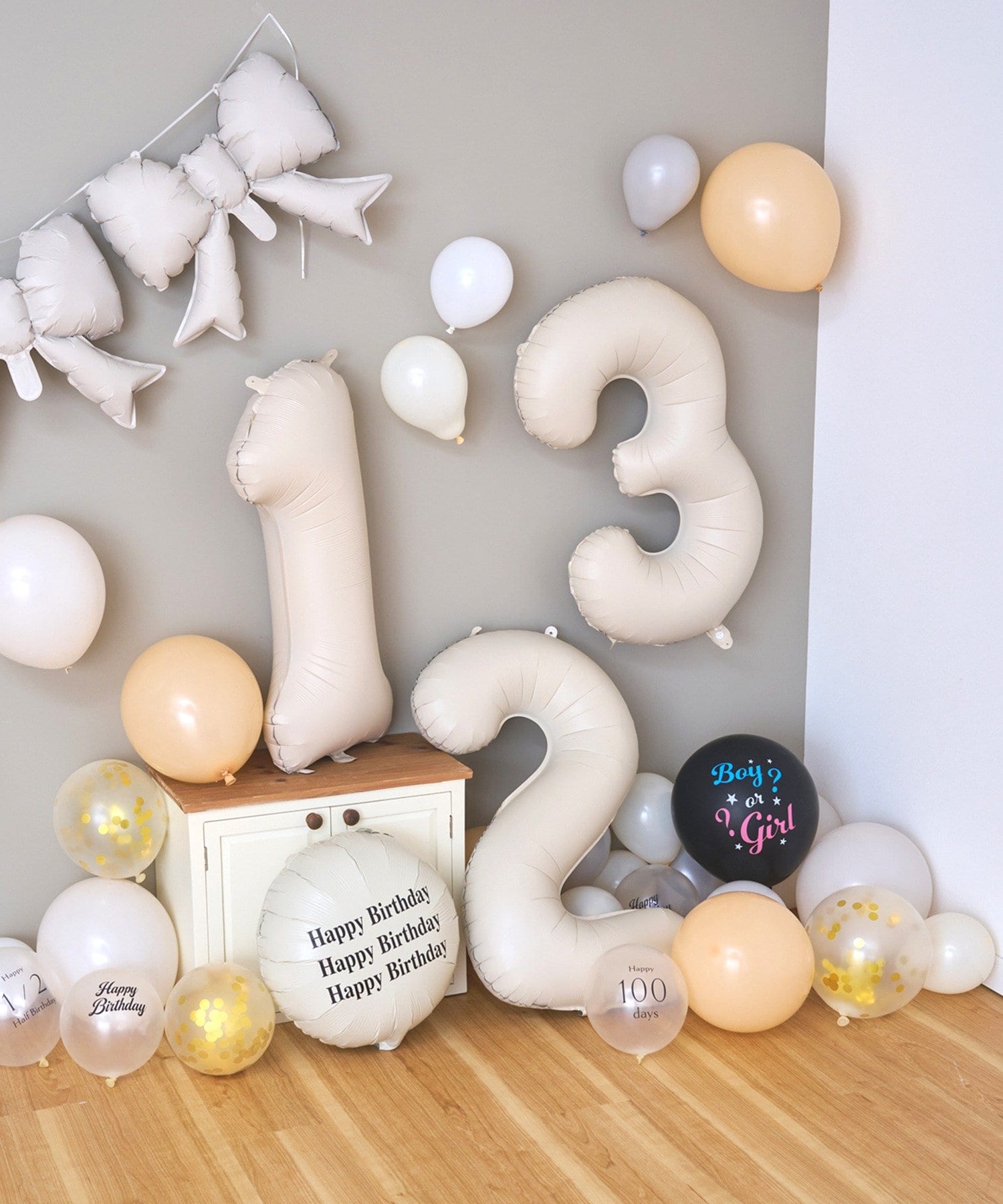 3COINS(スリーコインズ) ナンバーバルーン（１）／Kids Anniversary