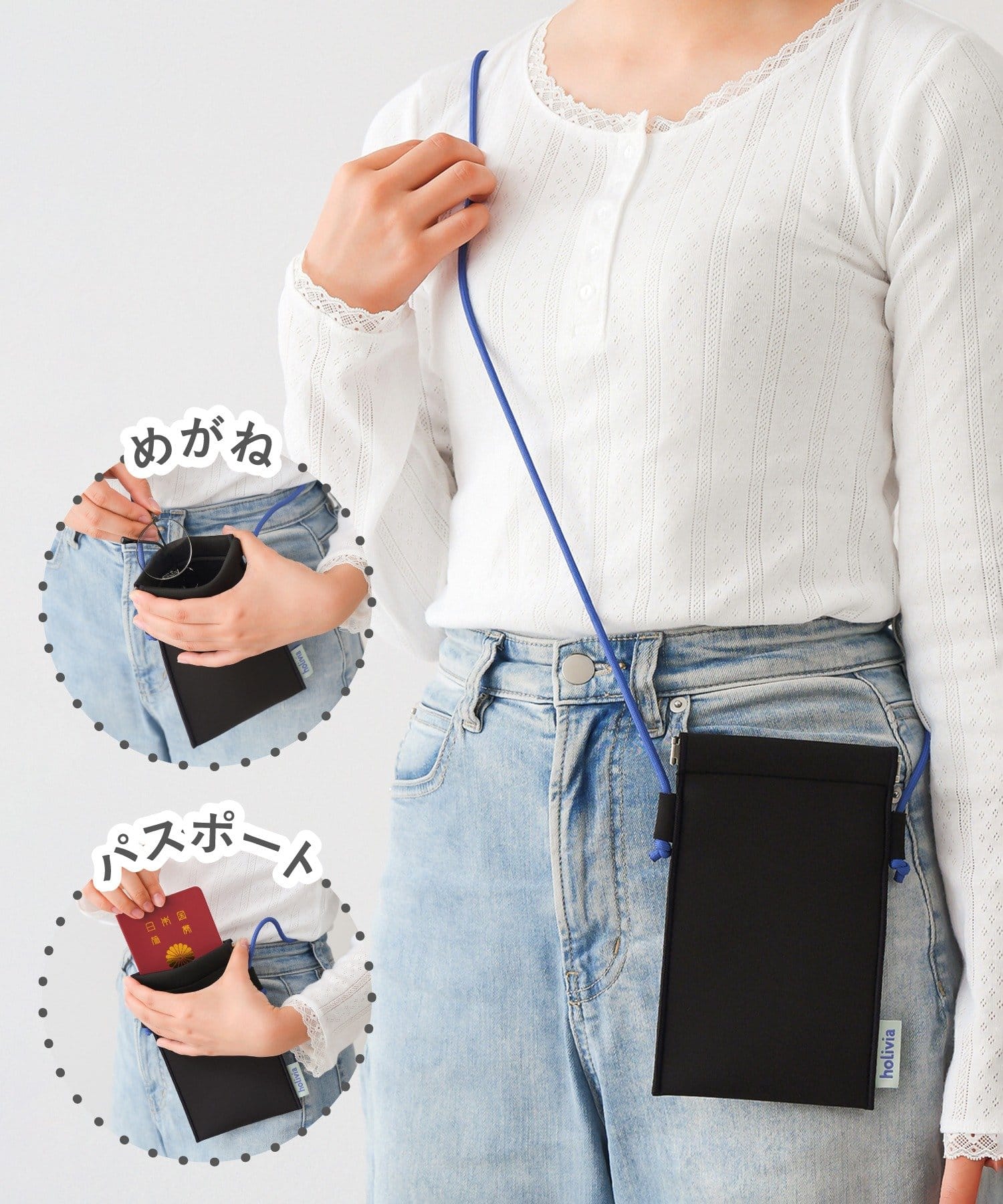 3COINS(スリーコインズ) ネオプレーンメガネケース