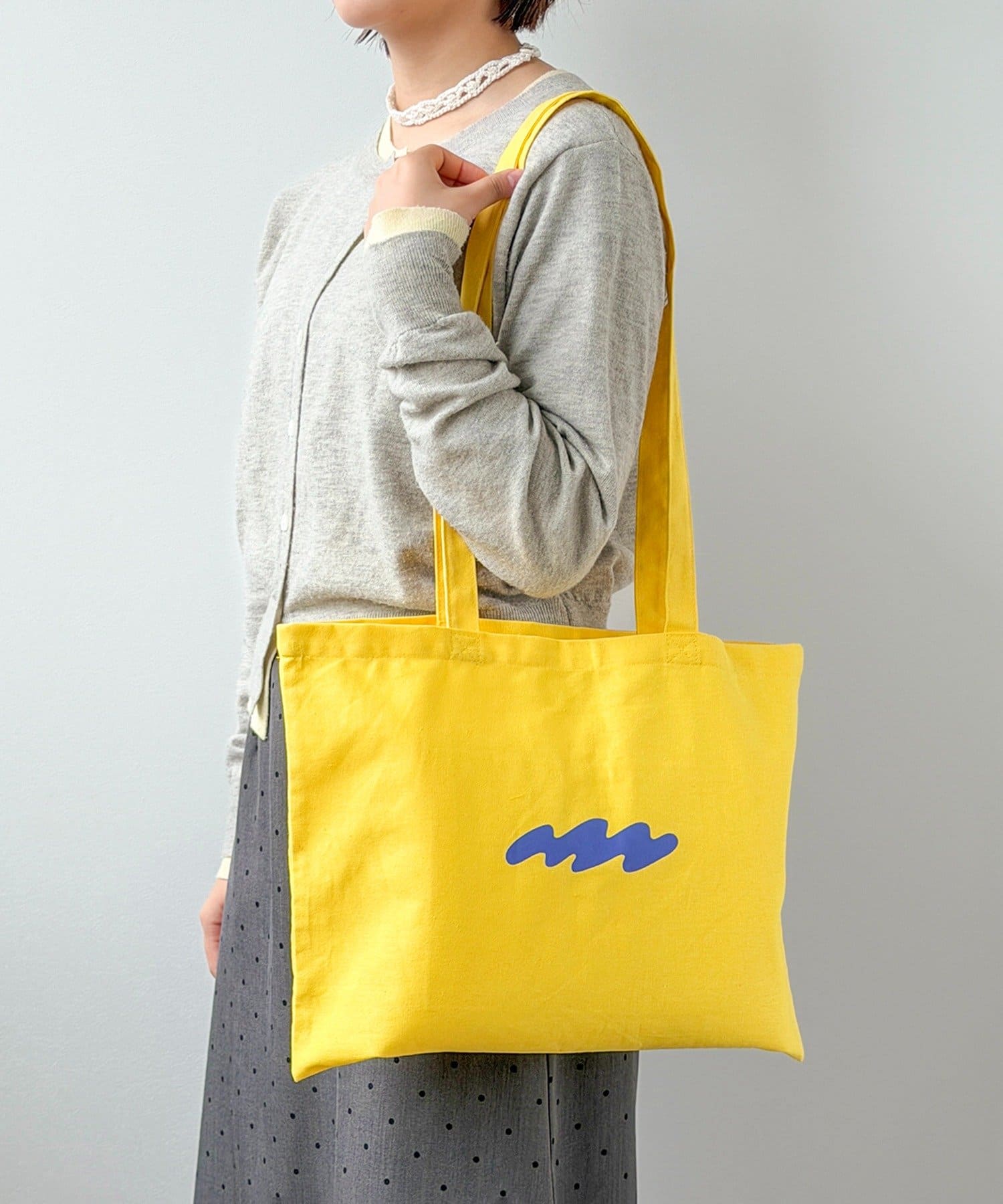 3COINS(スリーコインズ) 横長トートバッグ