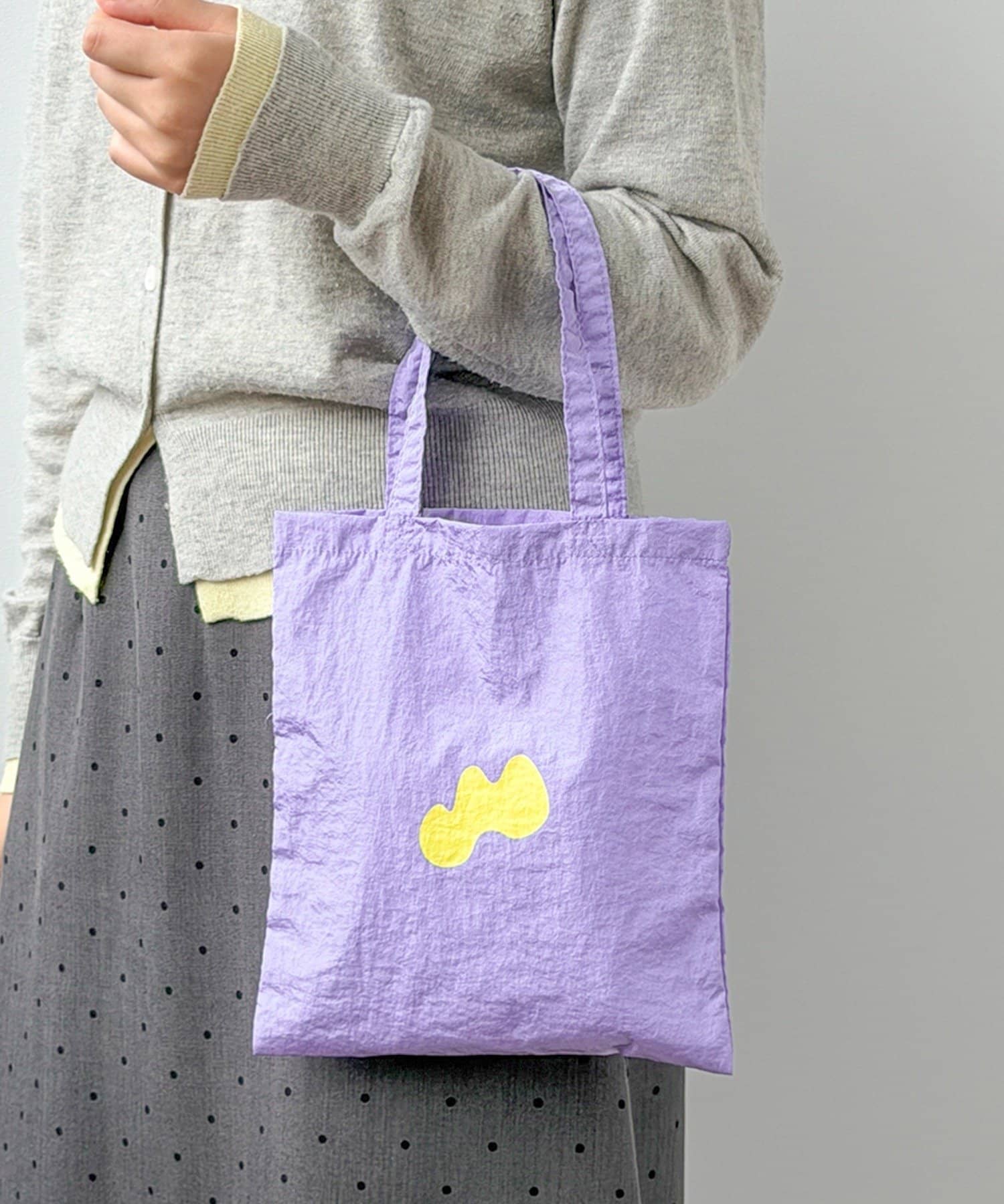 3COINS(スリーコインズ) 縦長ミニトートバッグ