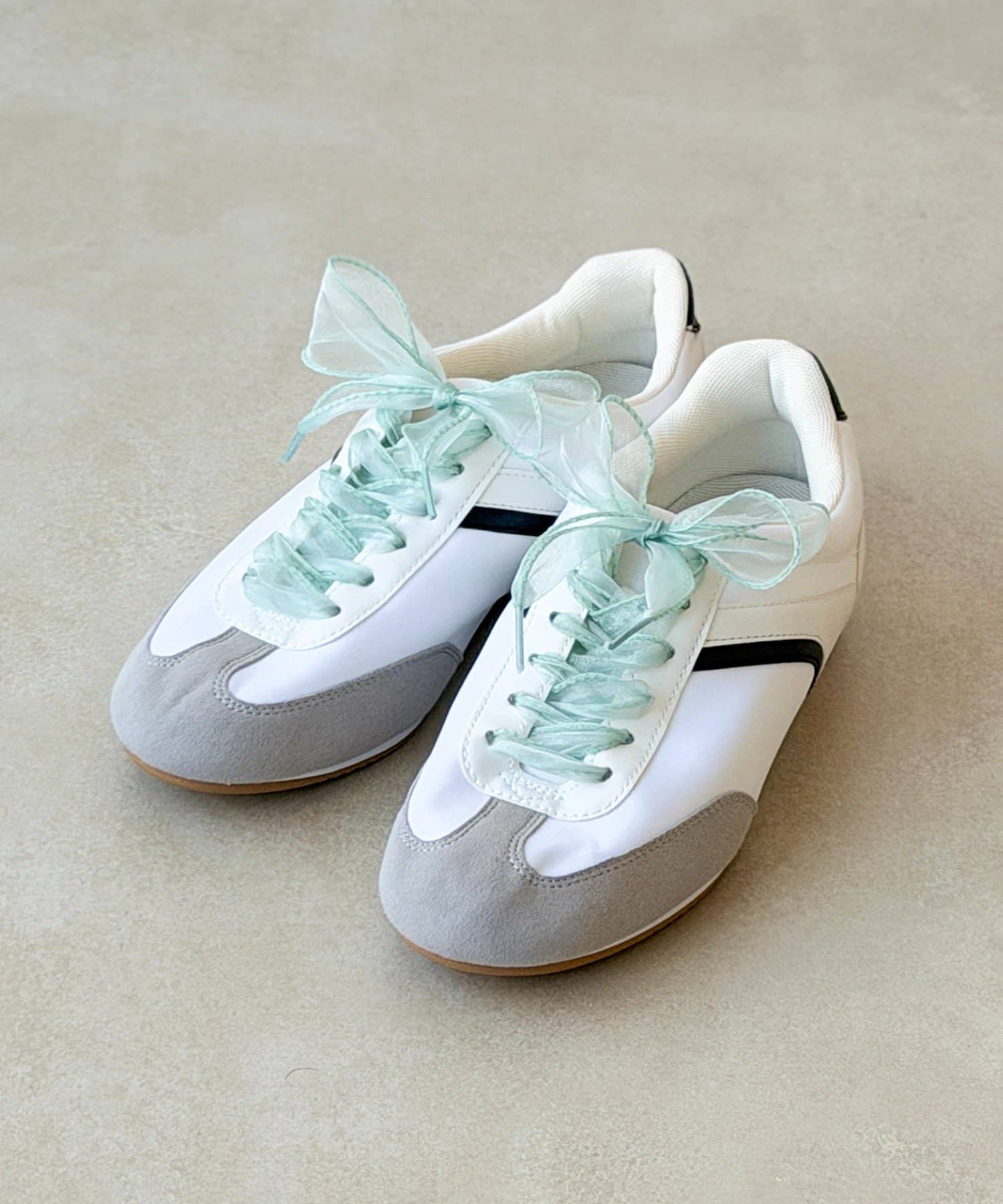 3COINS(スリーコインズ) オーガンジー靴ひも4本セット