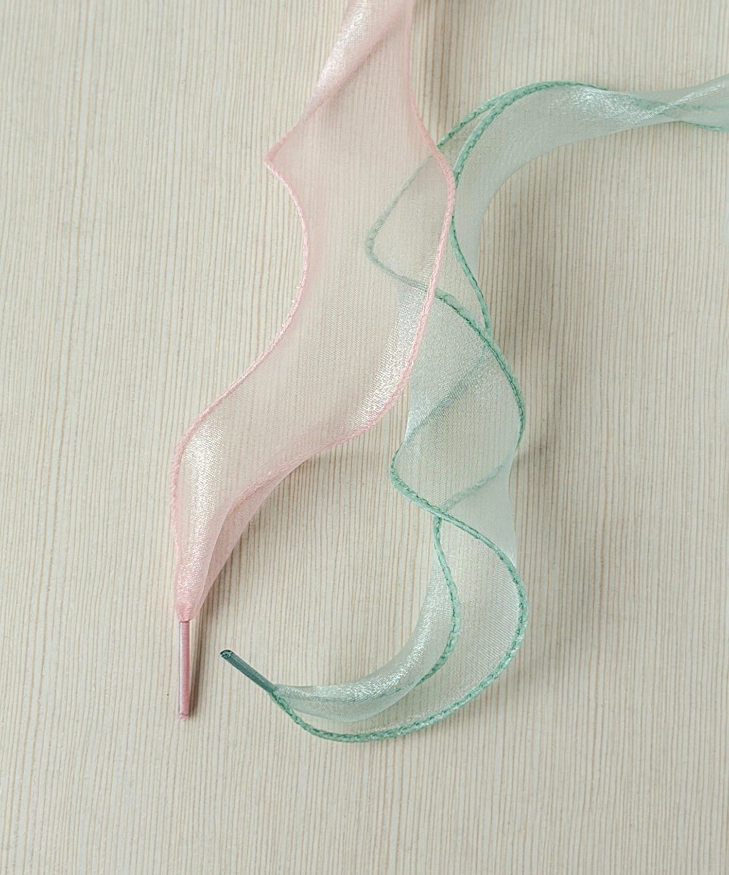 3COINS(スリーコインズ) オーガンジー靴ひも4本セット