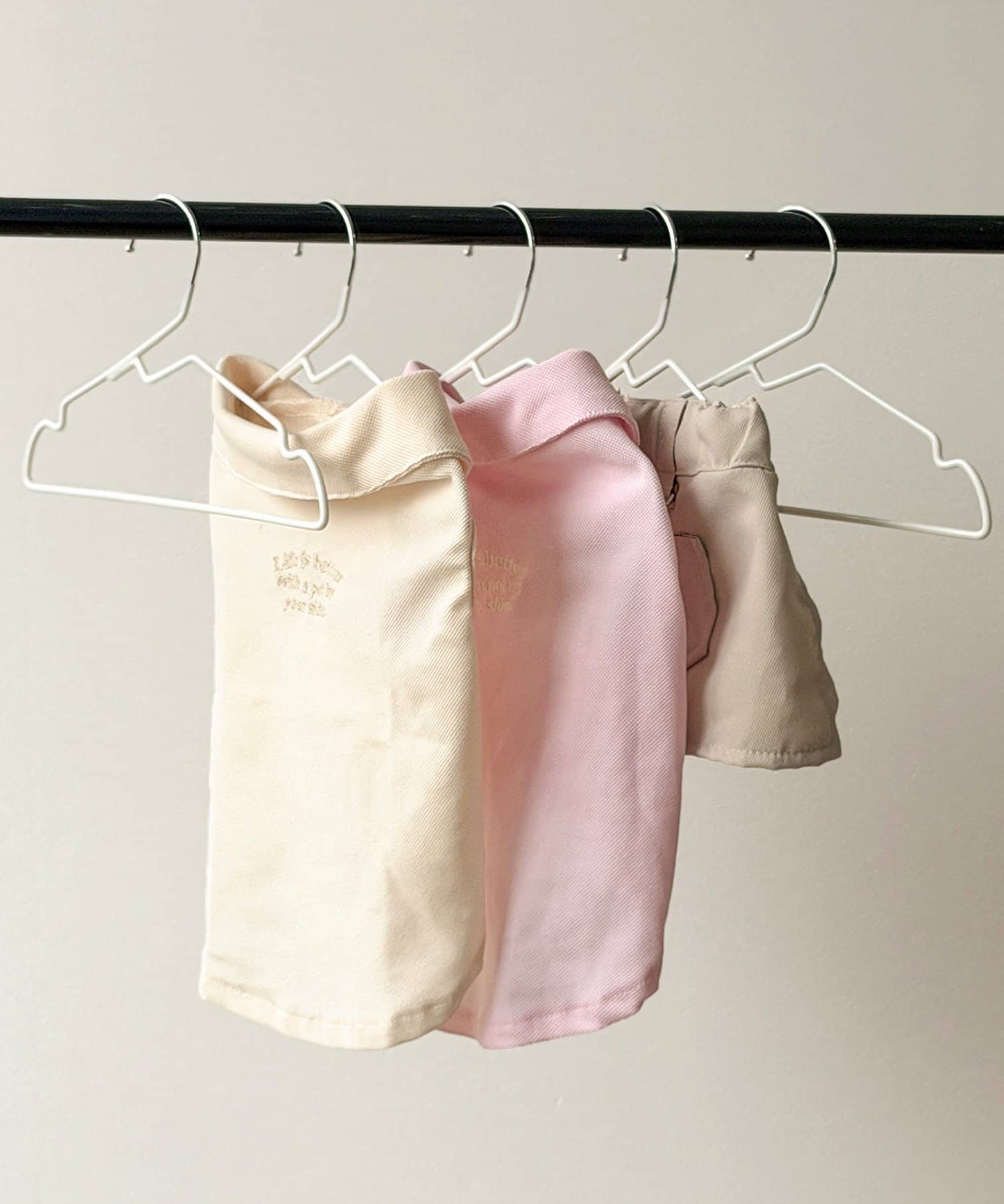 3COINS(スリーコインズ) ペット用ノンスリップハンガー5本セット