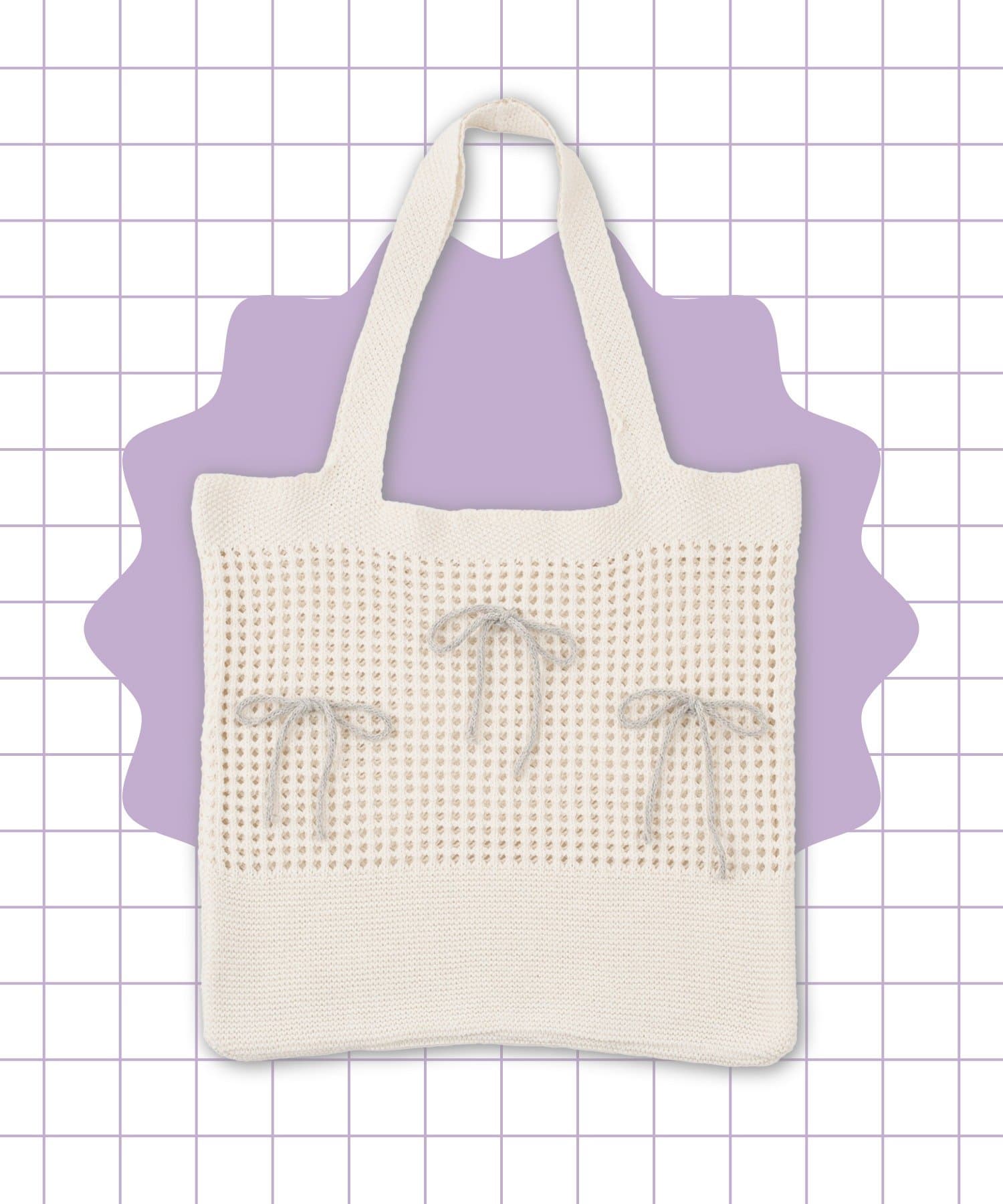 3COINS(スリーコインズ) メッシュカスタムトートバッグ