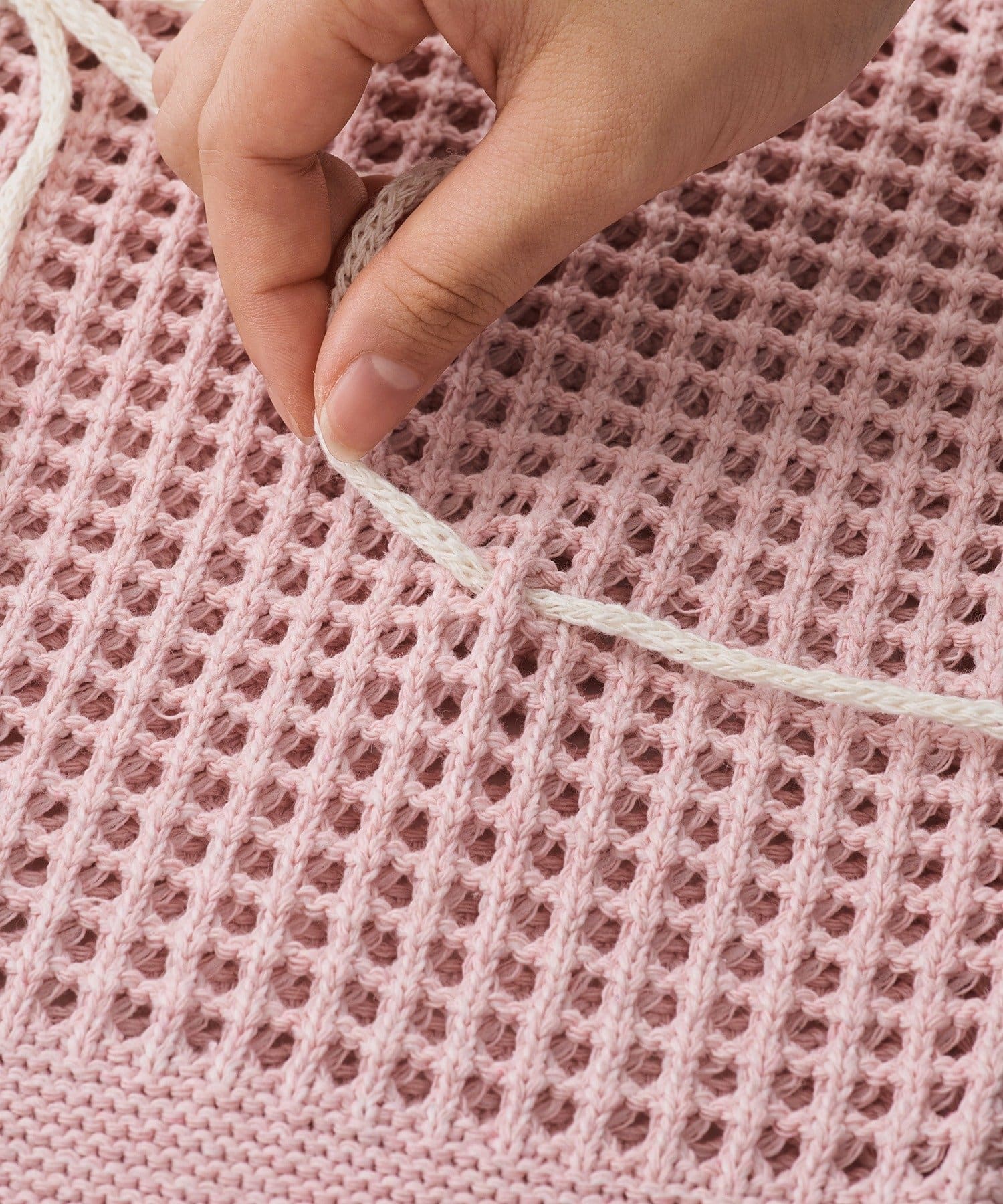 3COINS(スリーコインズ) メッシュカスタムトートバッグ