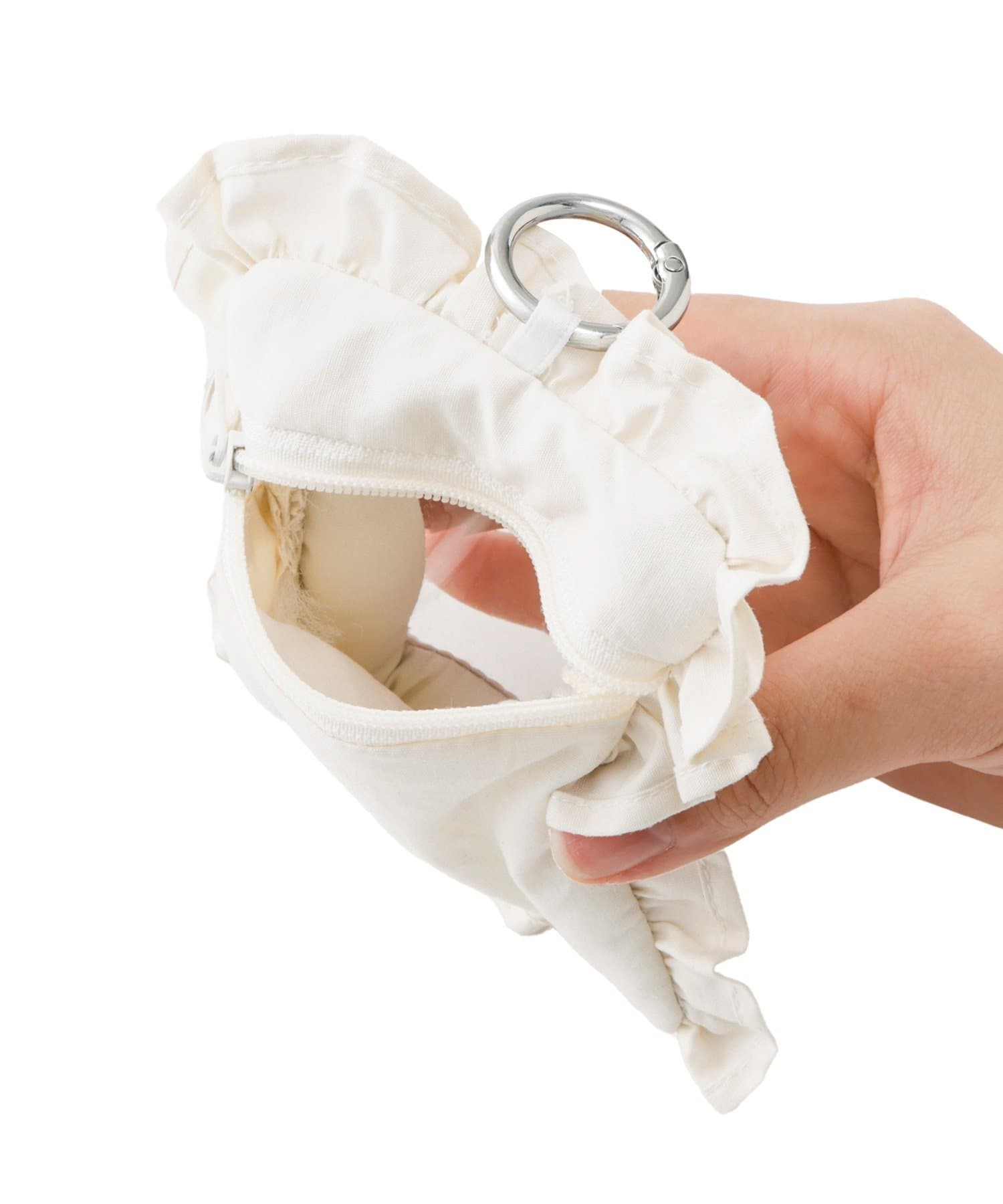 3COINS(スリーコインズ) フリルトレカケース