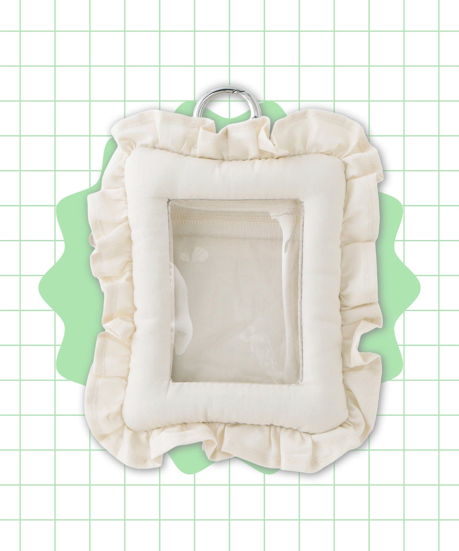 3COINS(スリーコインズ) フリルトレカケース