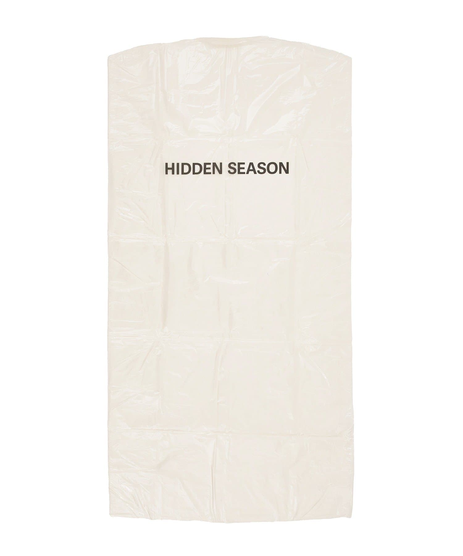 3COINS(スリーコインズ) 中身が分かる衣類カバーロング