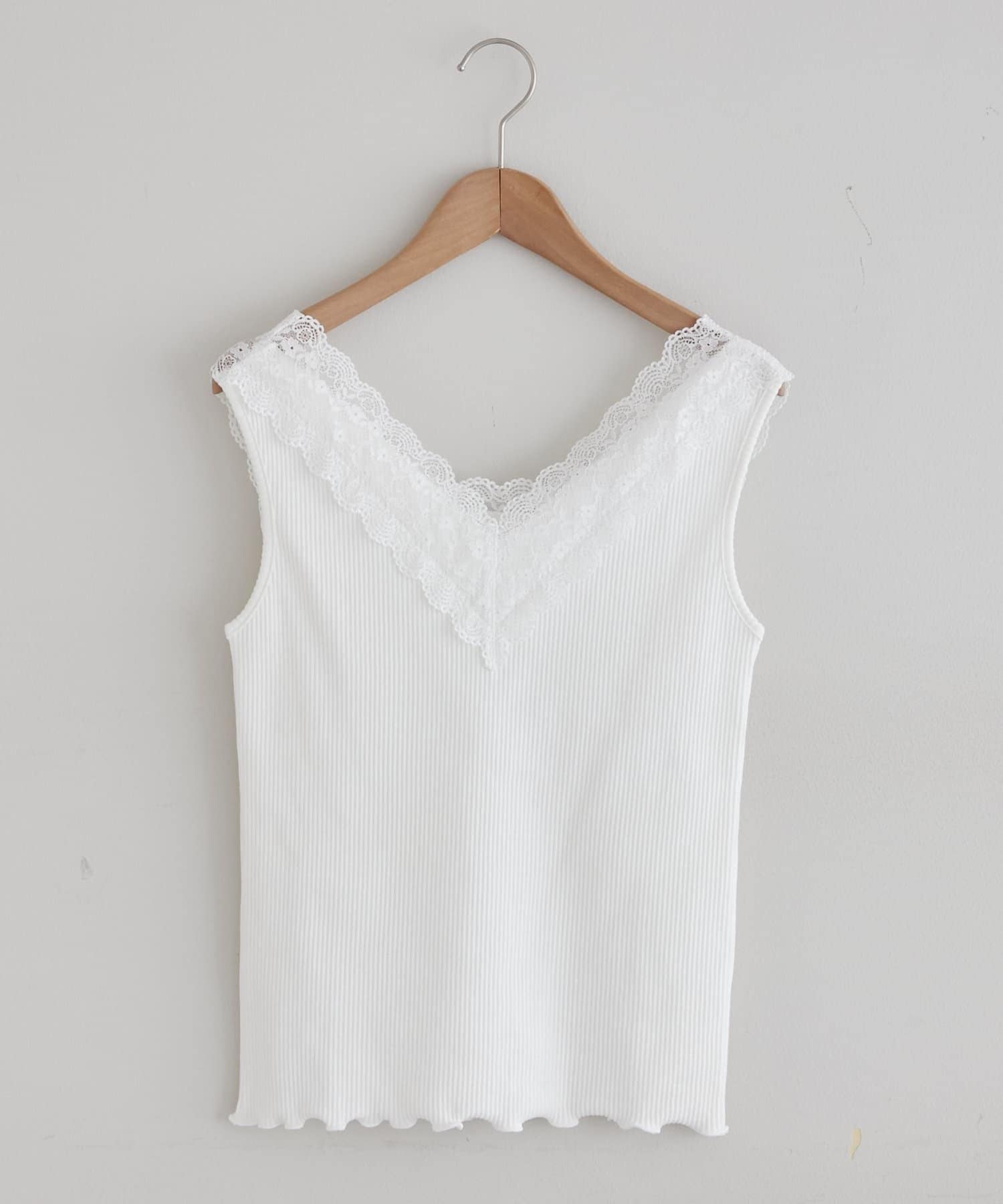 Remind me and forever(リマインドミーアンドフォーエバー) 【春夏マストアイテム】テレコＶレースタンク