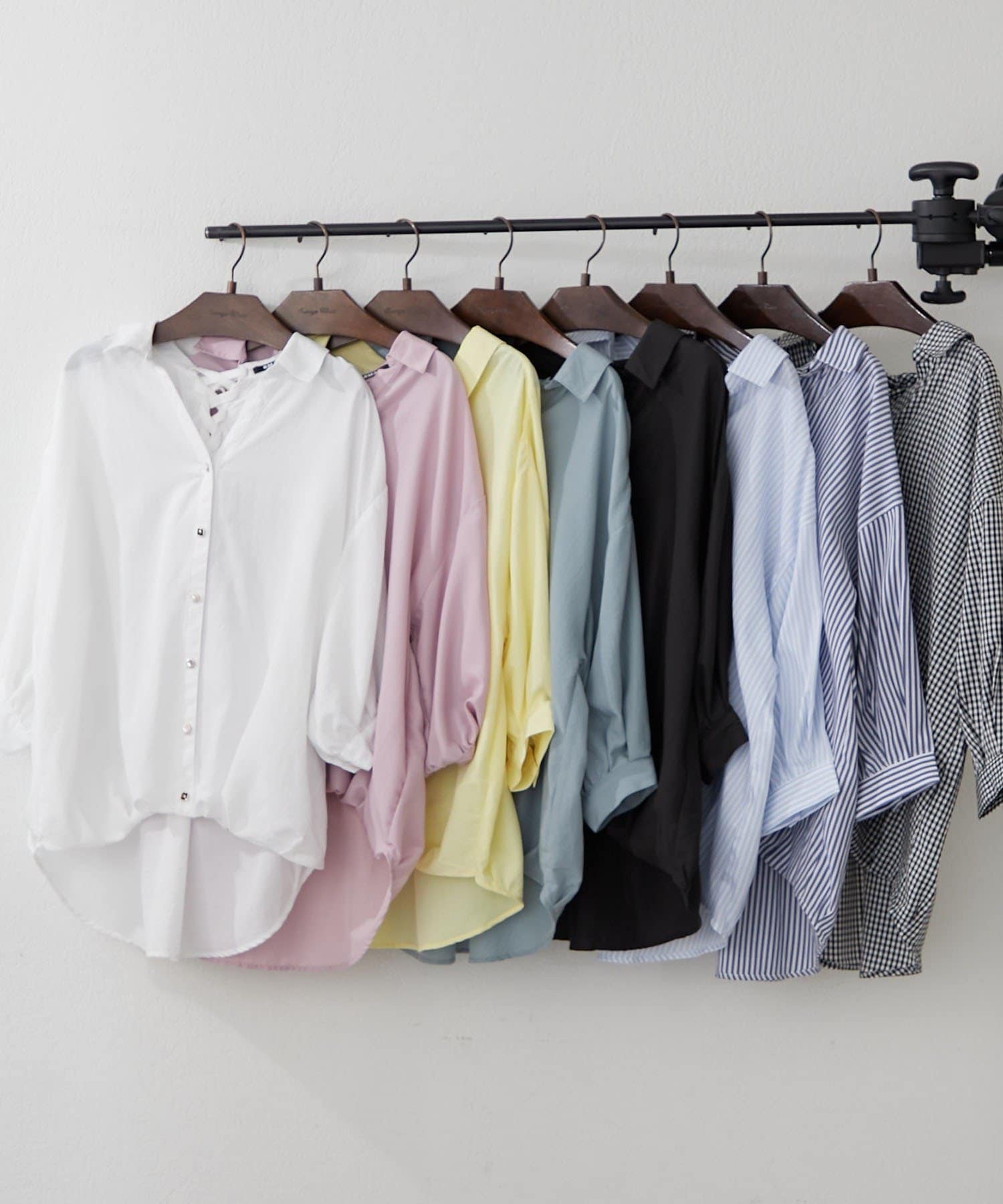 Remind me and forever(リマインドミーアンドフォーエバー) 【人気シリーズ】多種ボタンタケノコタックブラウス