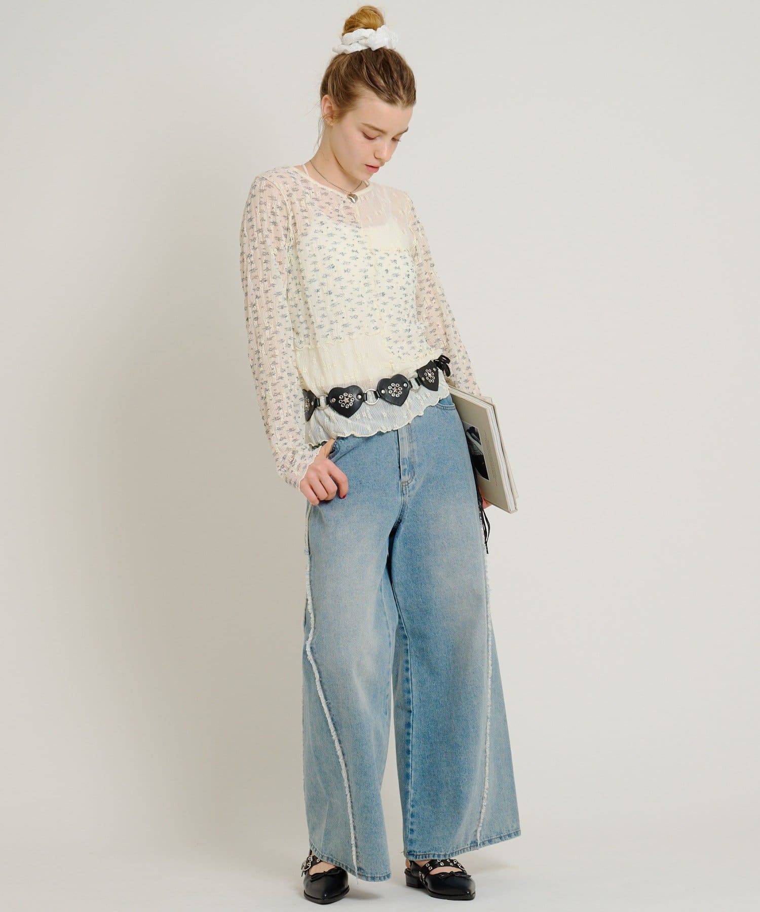 w closet(ダブルクローゼット) 【AMIKO's select】ハートリングベルト