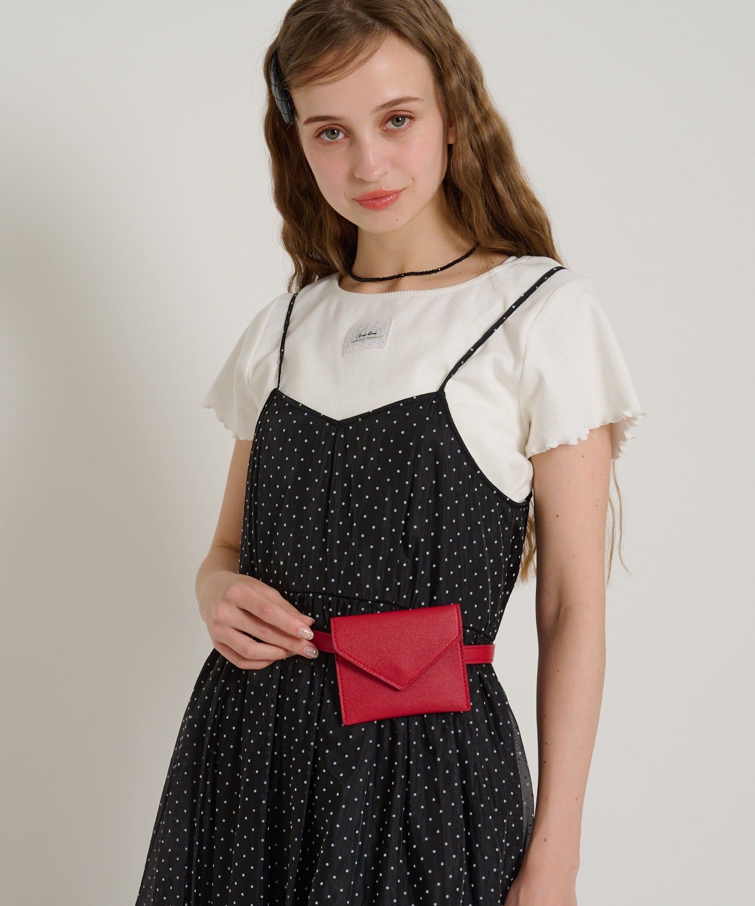 w closet(ダブルクローゼット) 【AMIKO's select】ウエスタンポーチベルト