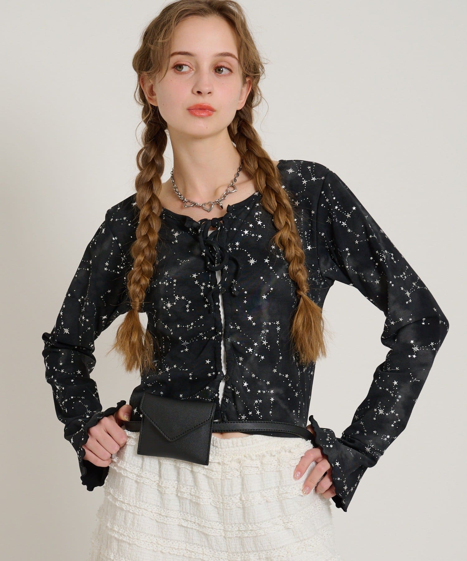 w closet(ダブルクローゼット) 【AMIKO's select】ウエスタンポーチベルト