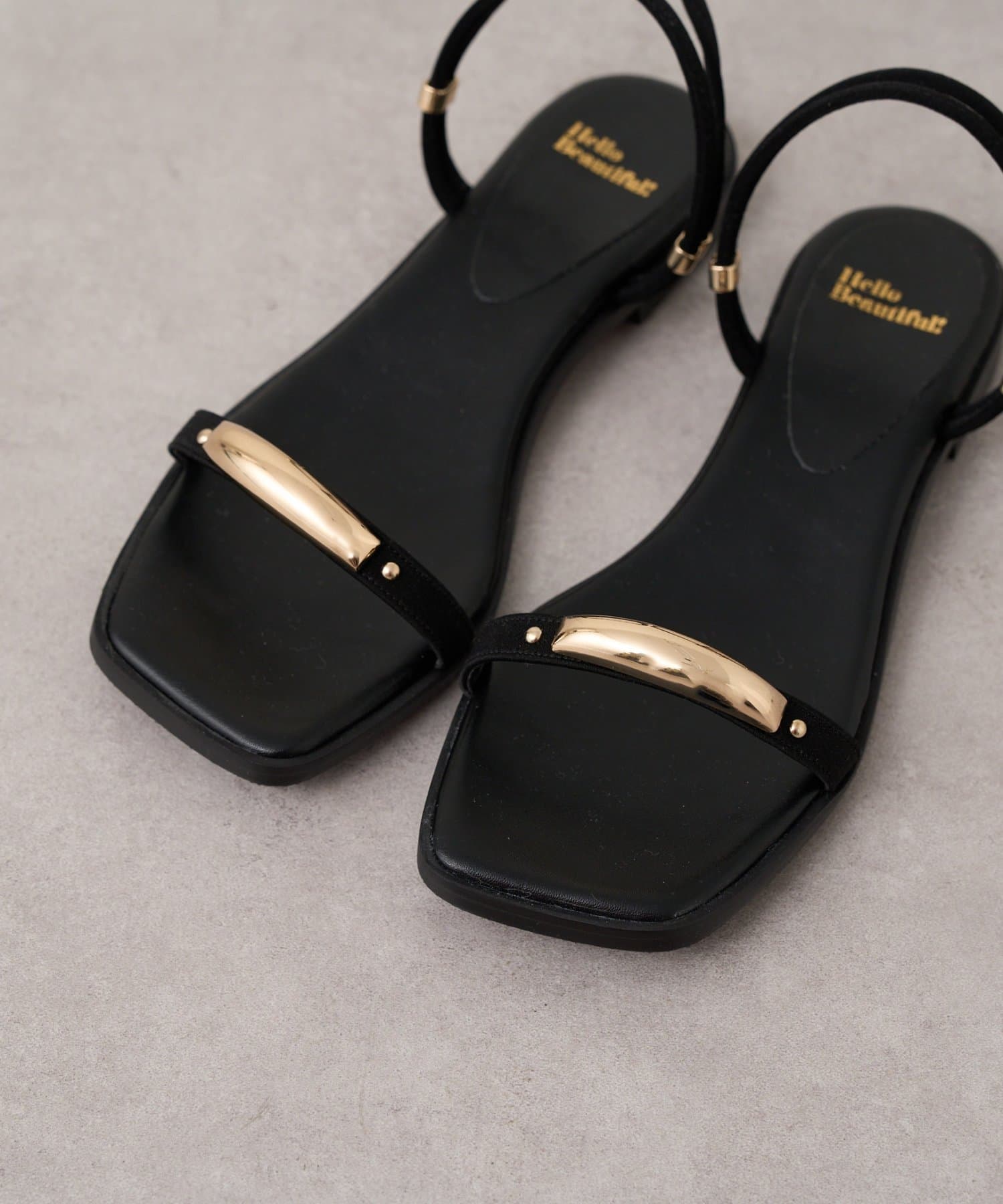 Omekashi(オメカシ) 2WAYスクエアサンダル