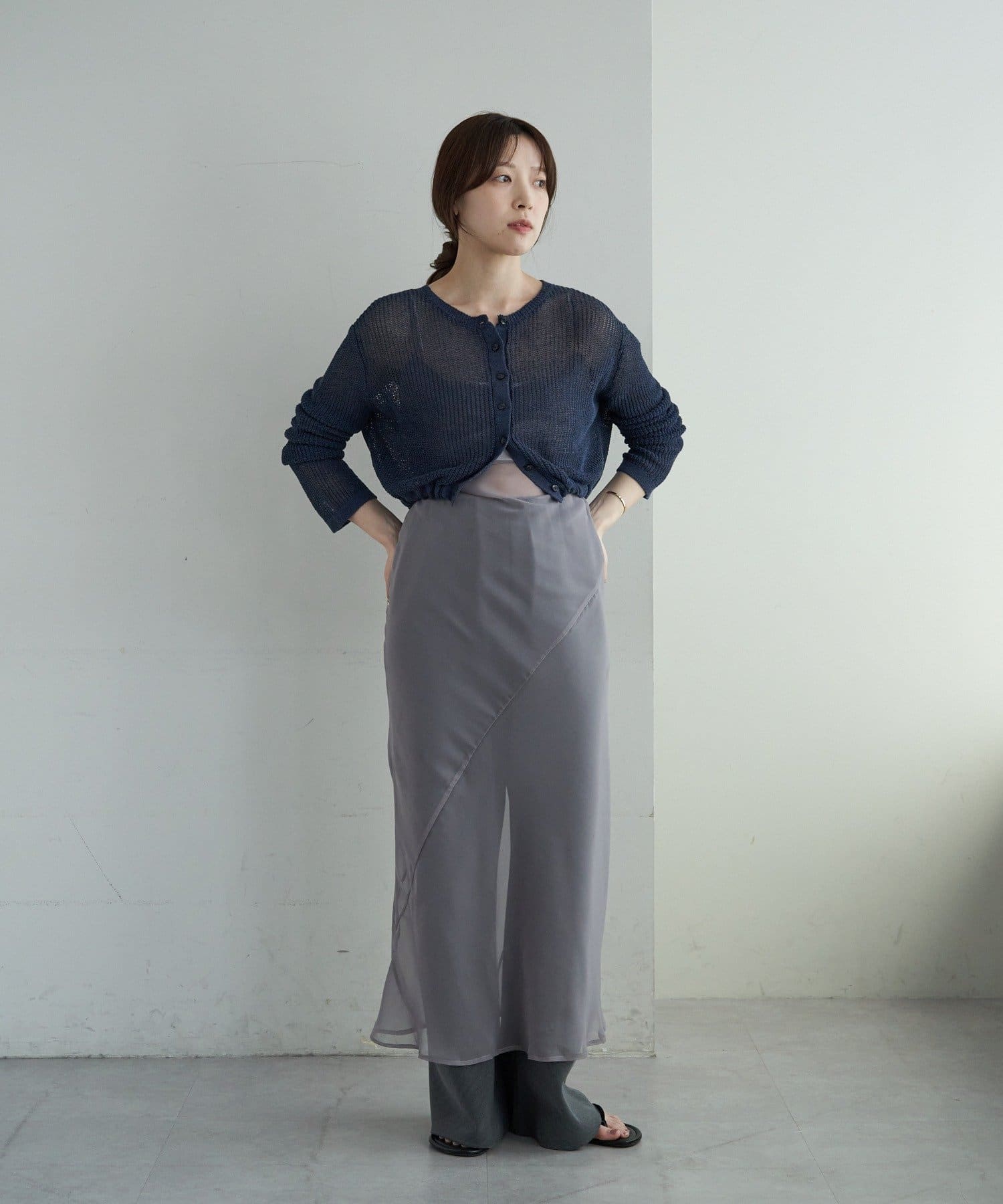 SHENERY(シーナリー) オーガンジーキャミワンピース