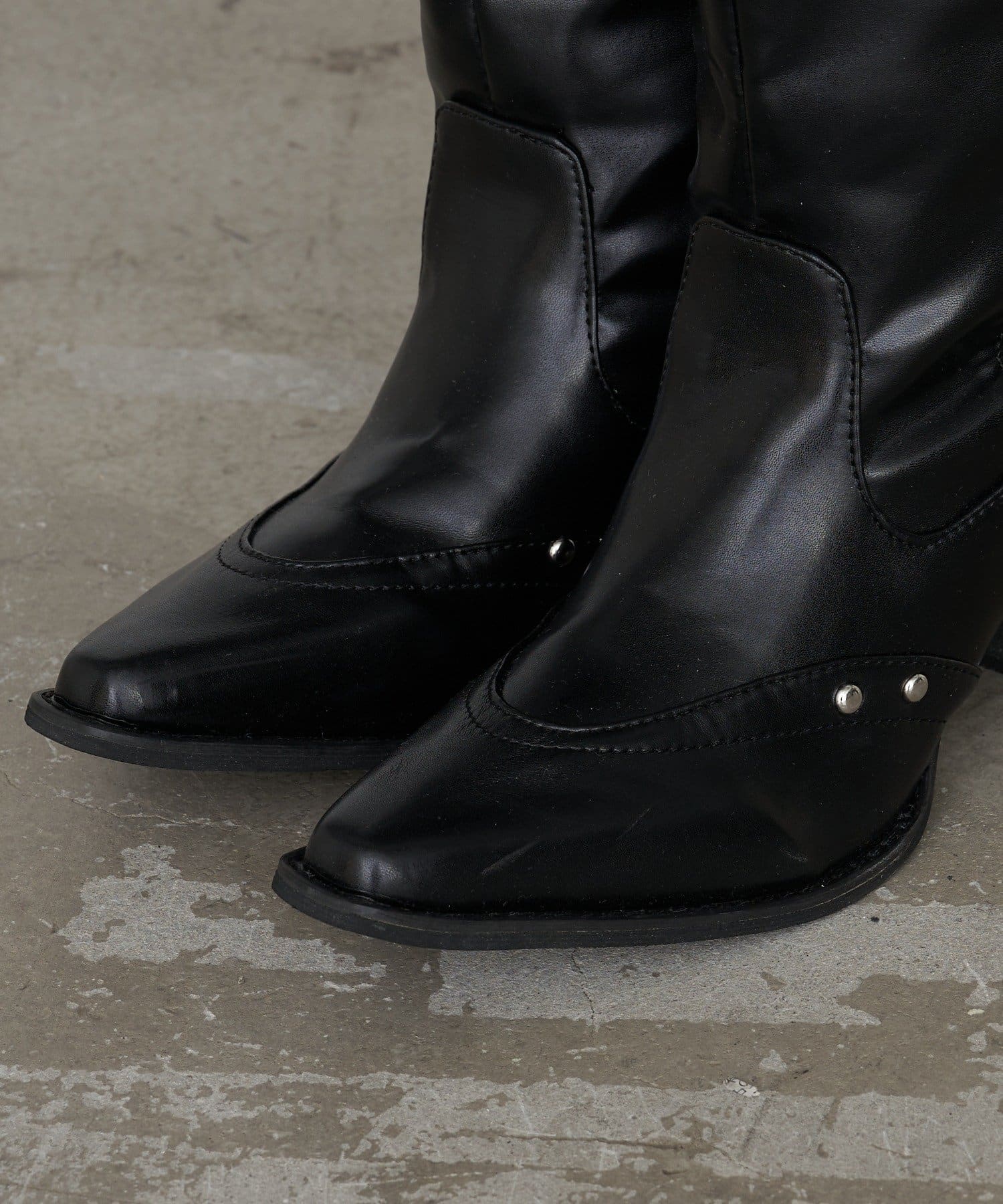 OUTLET(アウトレット) 【RAY CASSIN】ベルト付ロングブーツ