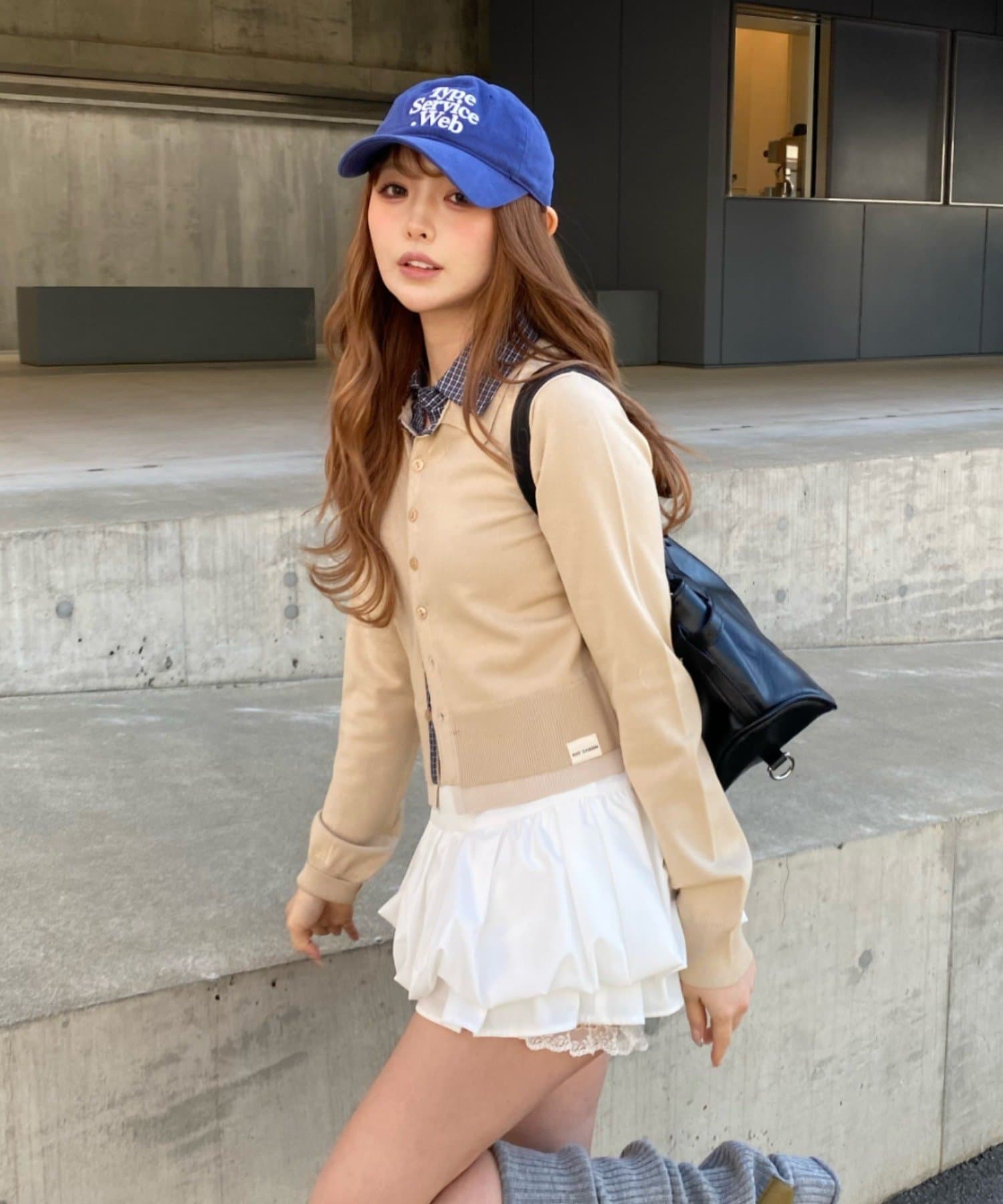 OUTLET(アウトレット) 【RAY CASSIN】シャツレイヤードカーディガン