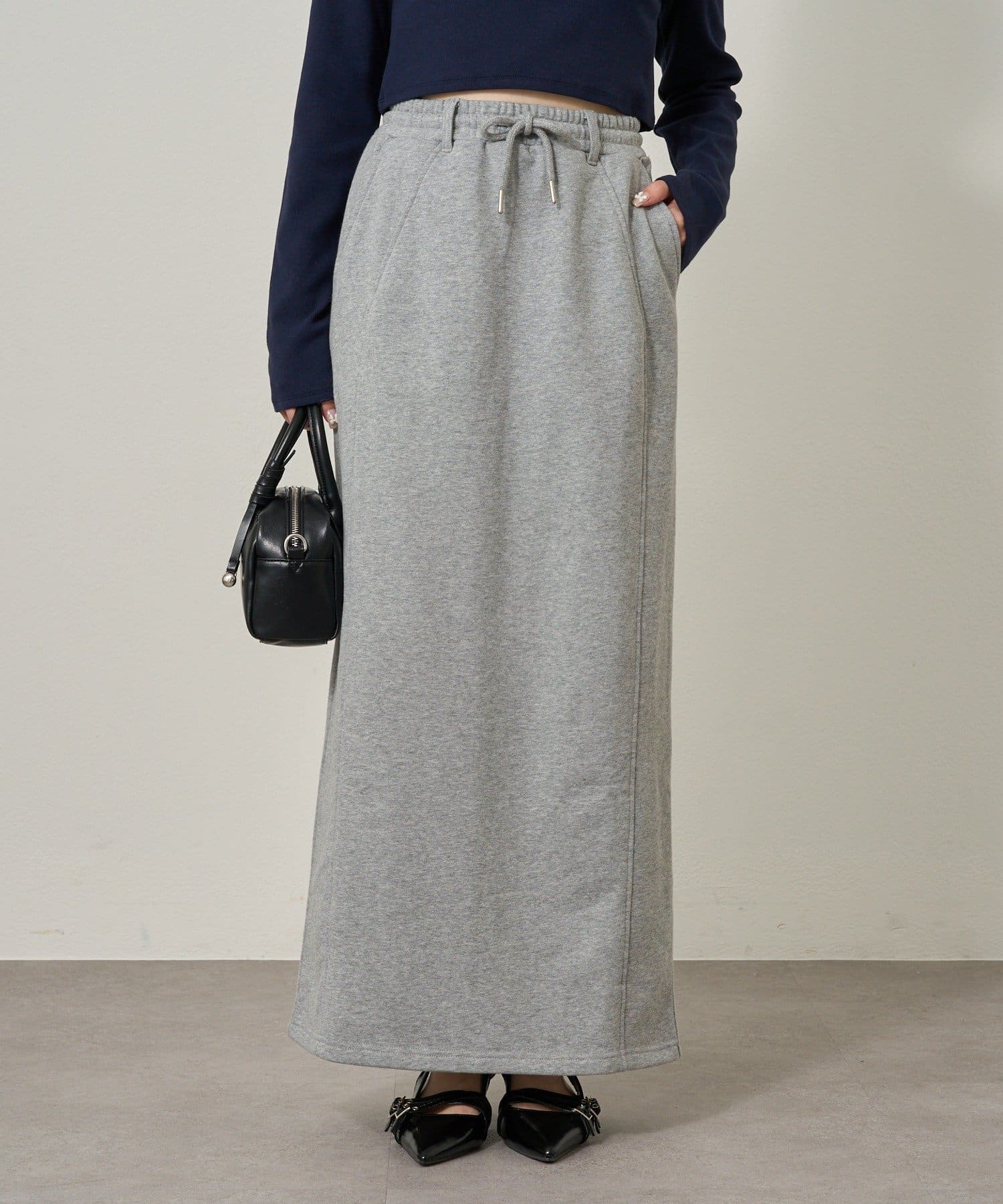 OUTLET(アウトレット) 【mline】スウェットスカート