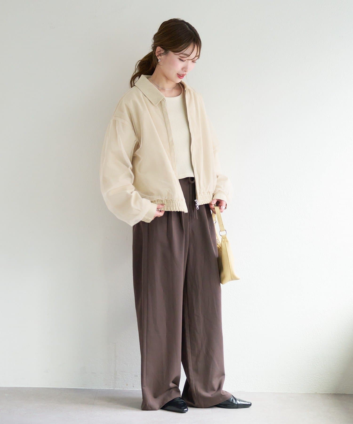 OUTLET(アウトレット) 【Kastane】B チュールレイヤードジャケット