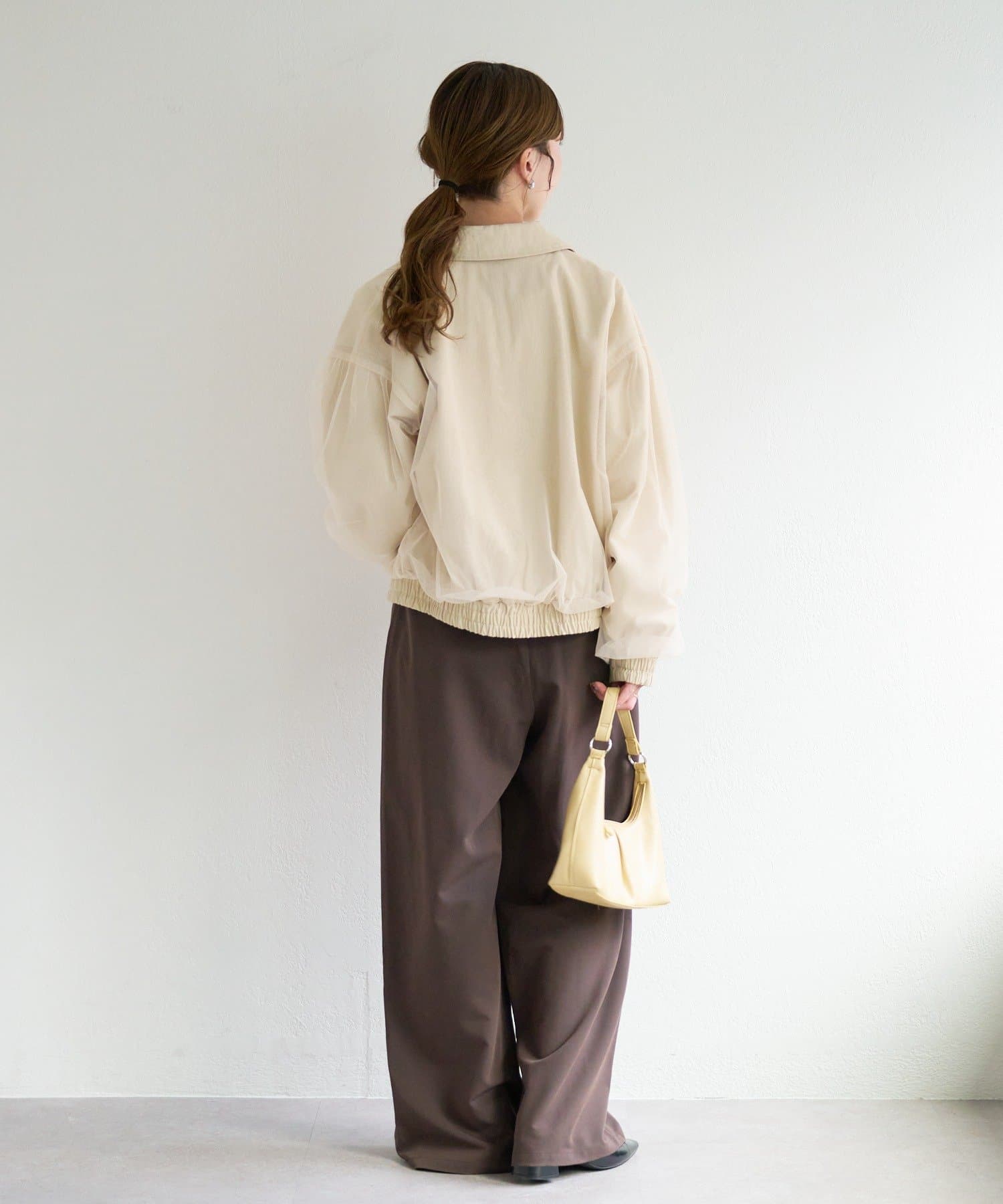 OUTLET(アウトレット) 【Kastane】B チュールレイヤードジャケット