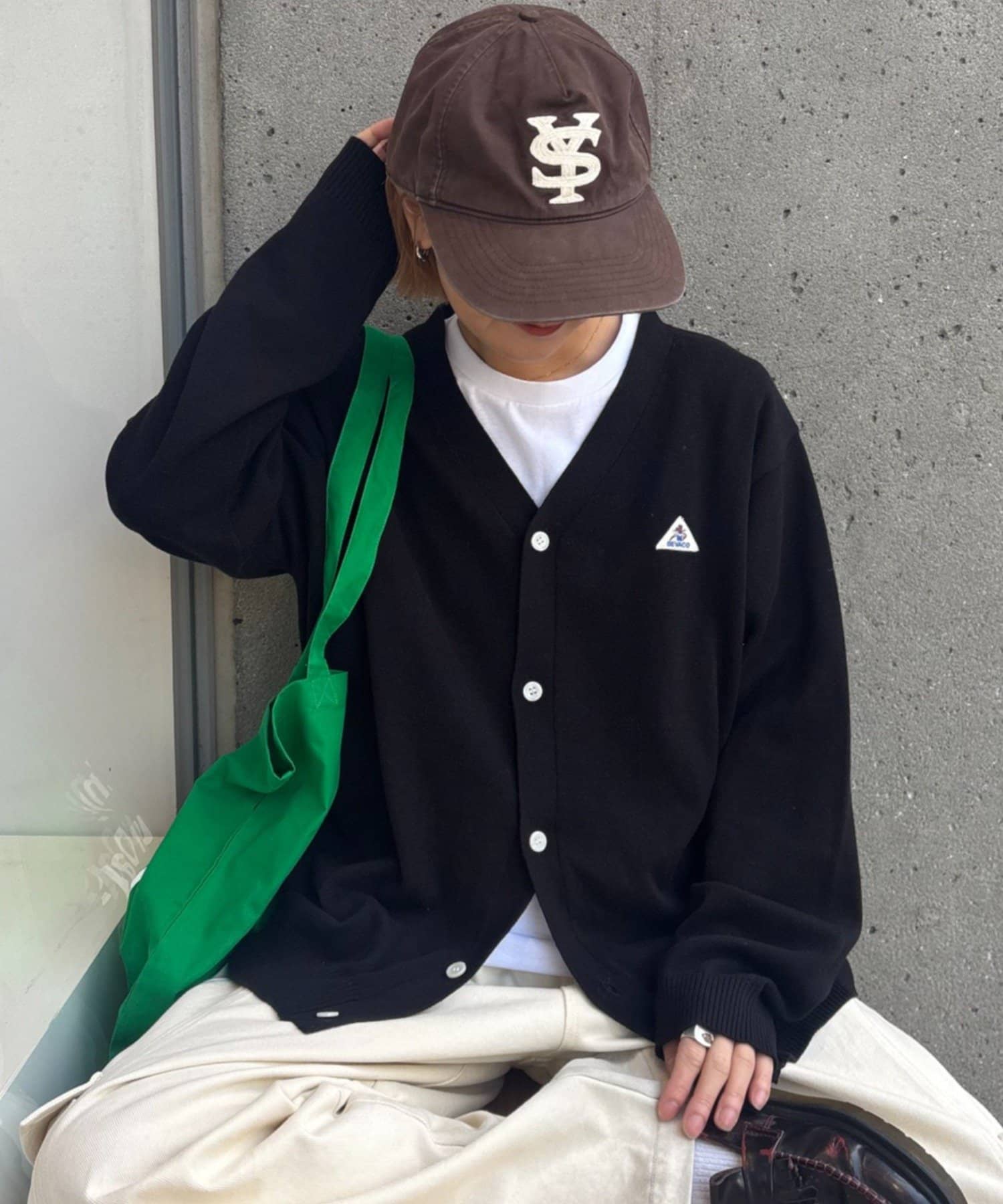 OUTLET(アウトレット) 【CIAOPANIC TYPY】【GEVACO】コットンVネックカーディガン