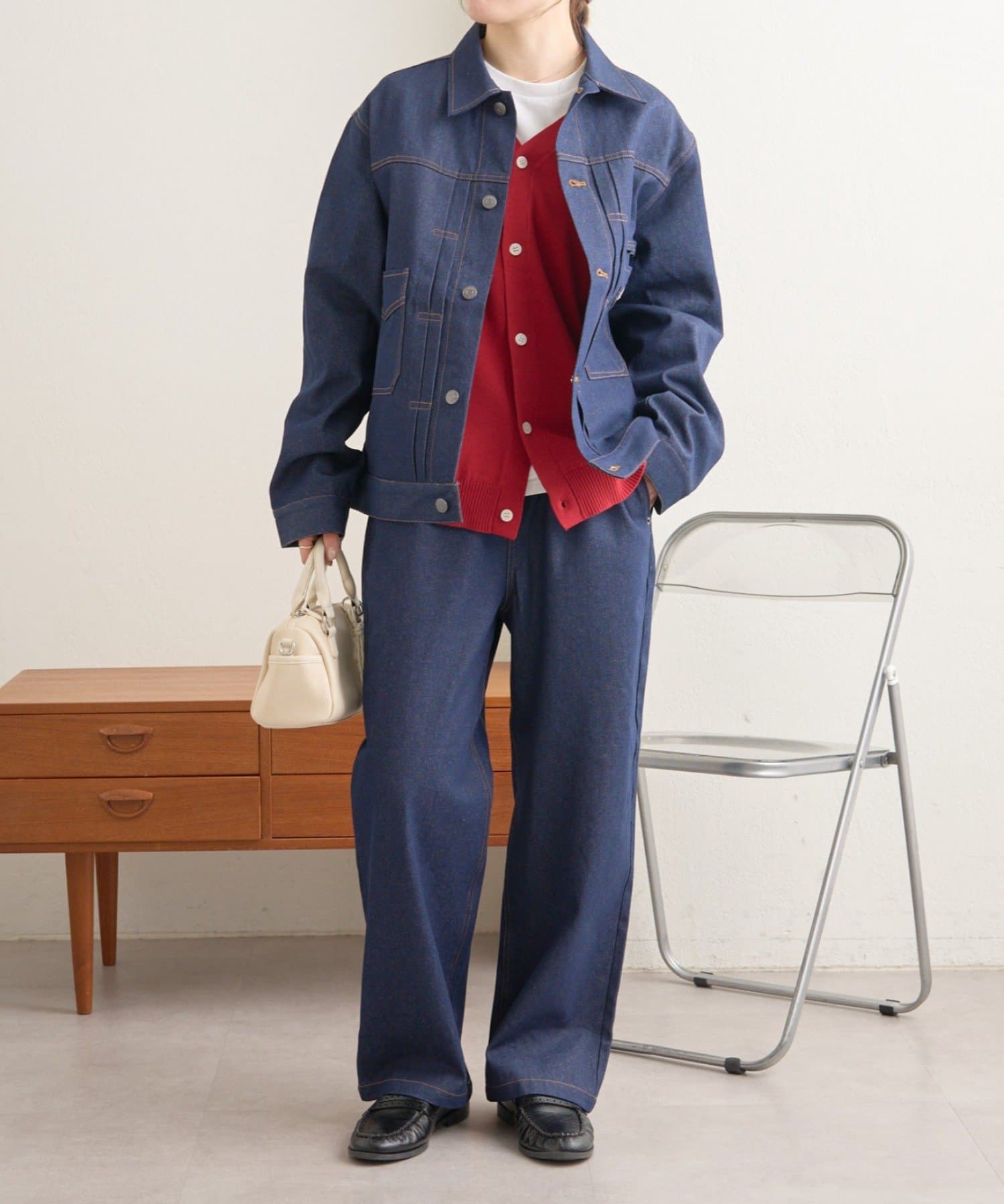 OUTLET(アウトレット) 【CIAOPANIC TYPY】【GEVACO】コットンVネックカーディガン