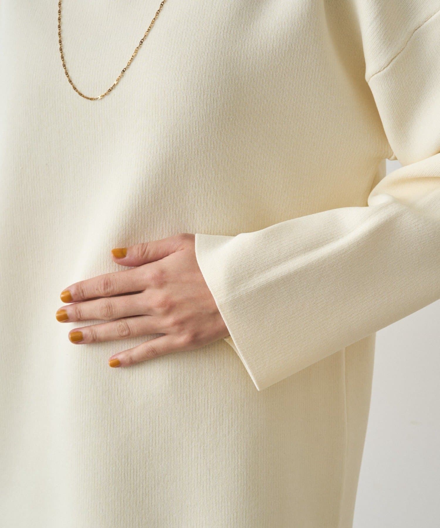 OUTLET(アウトレット) 【Loungedress】スムースボートネックニット