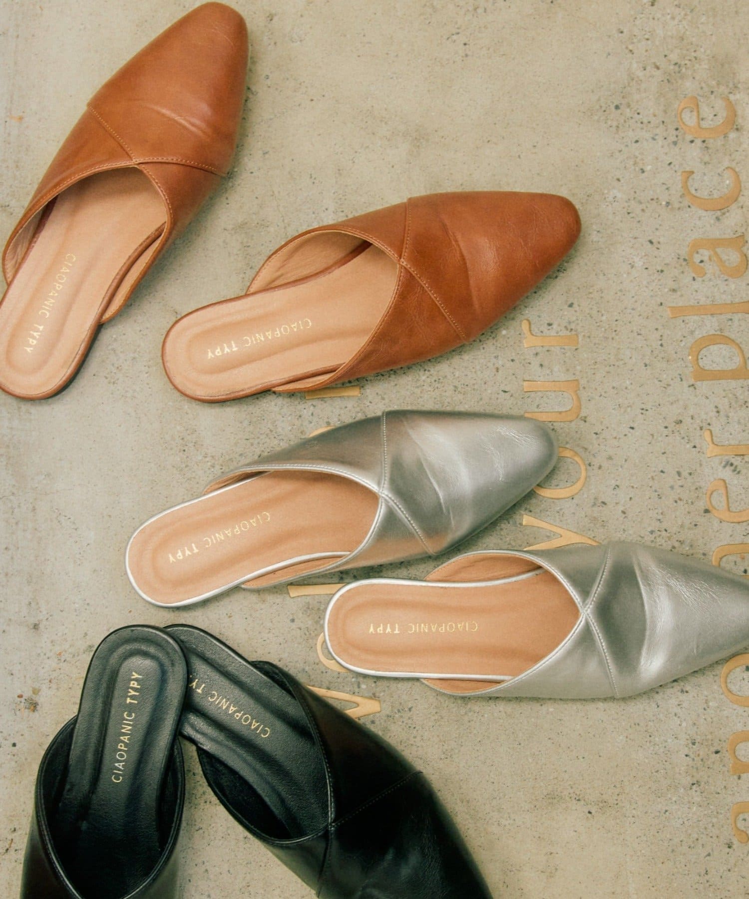 OUTLET(アウトレット) 【CIAOPANIC TYPY】クロスデザインミュール