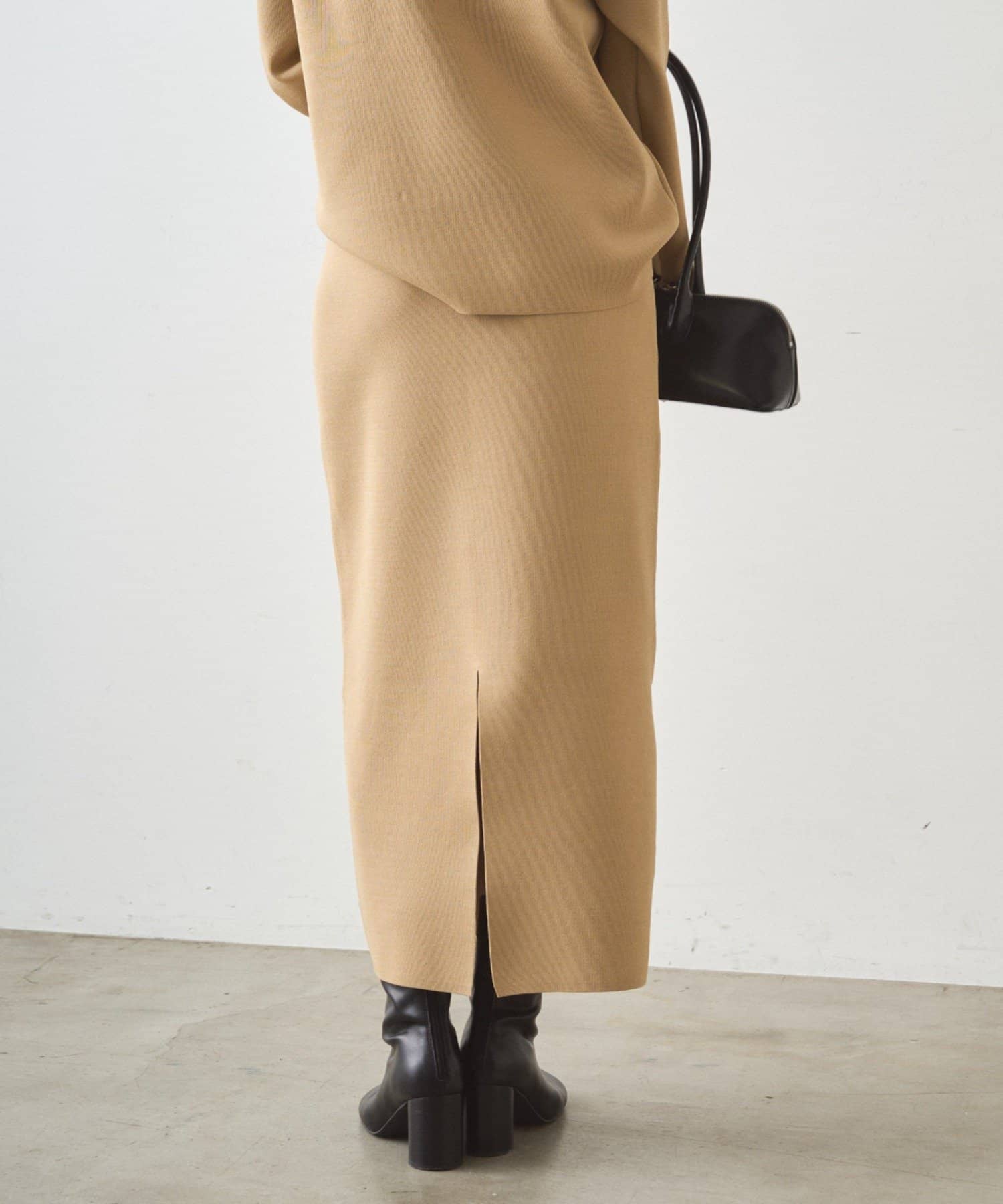 OUTLET(アウトレット) 【Loungedress】スムースニットタイトスカート