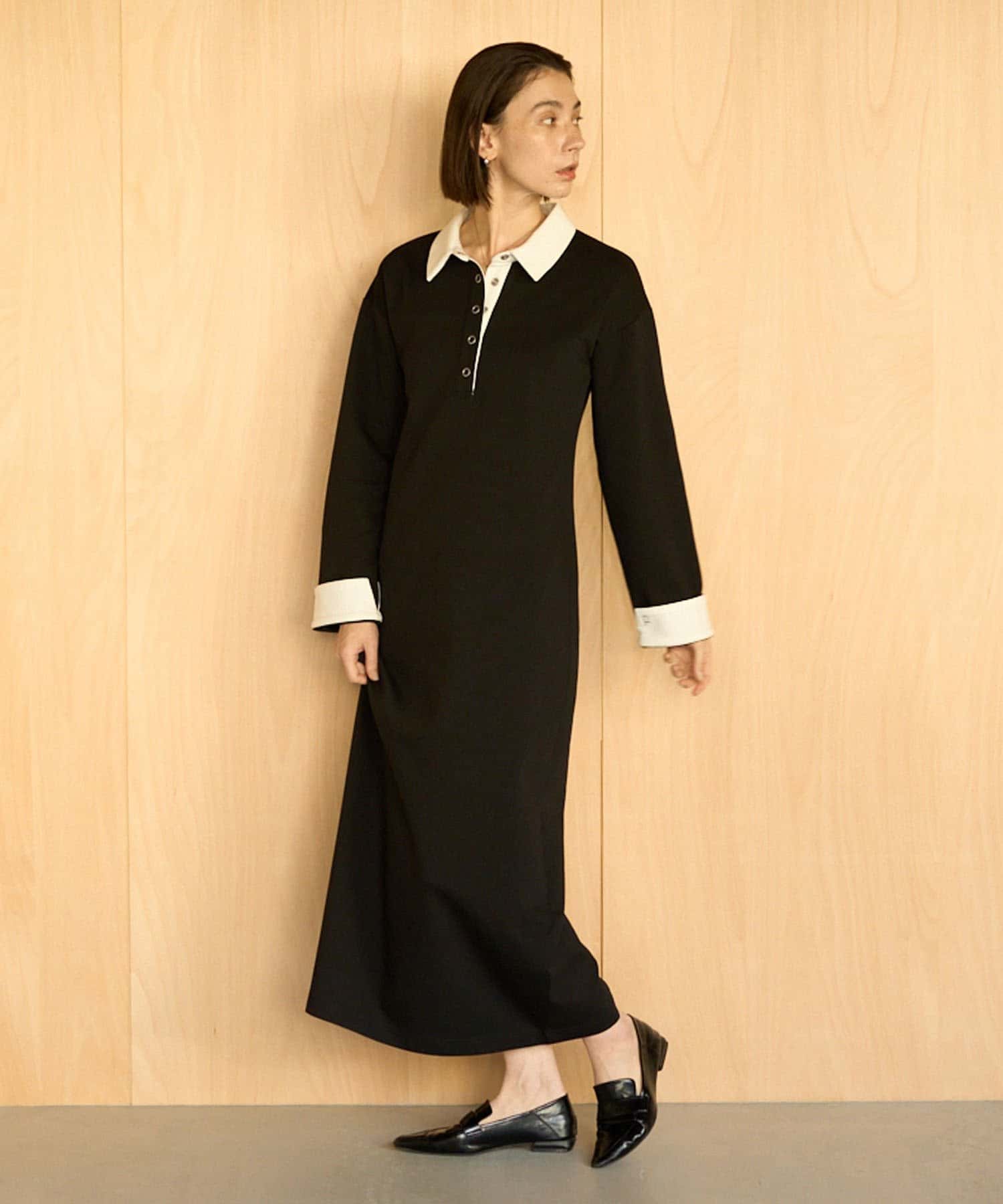 CAPRICIEUX LE'MAGE】〈C.L〉バイカラーポロカットワンピース | OUTLET