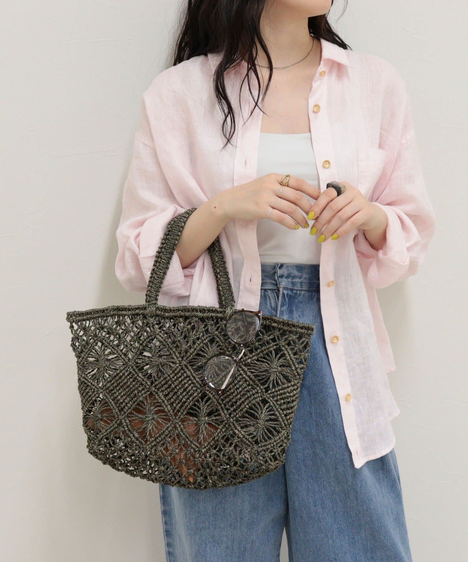 FREDY & GLOSTER(フレディ アンド グロスター) 【BAGMATI/バグマティ】柄編みアバカトートバッグ