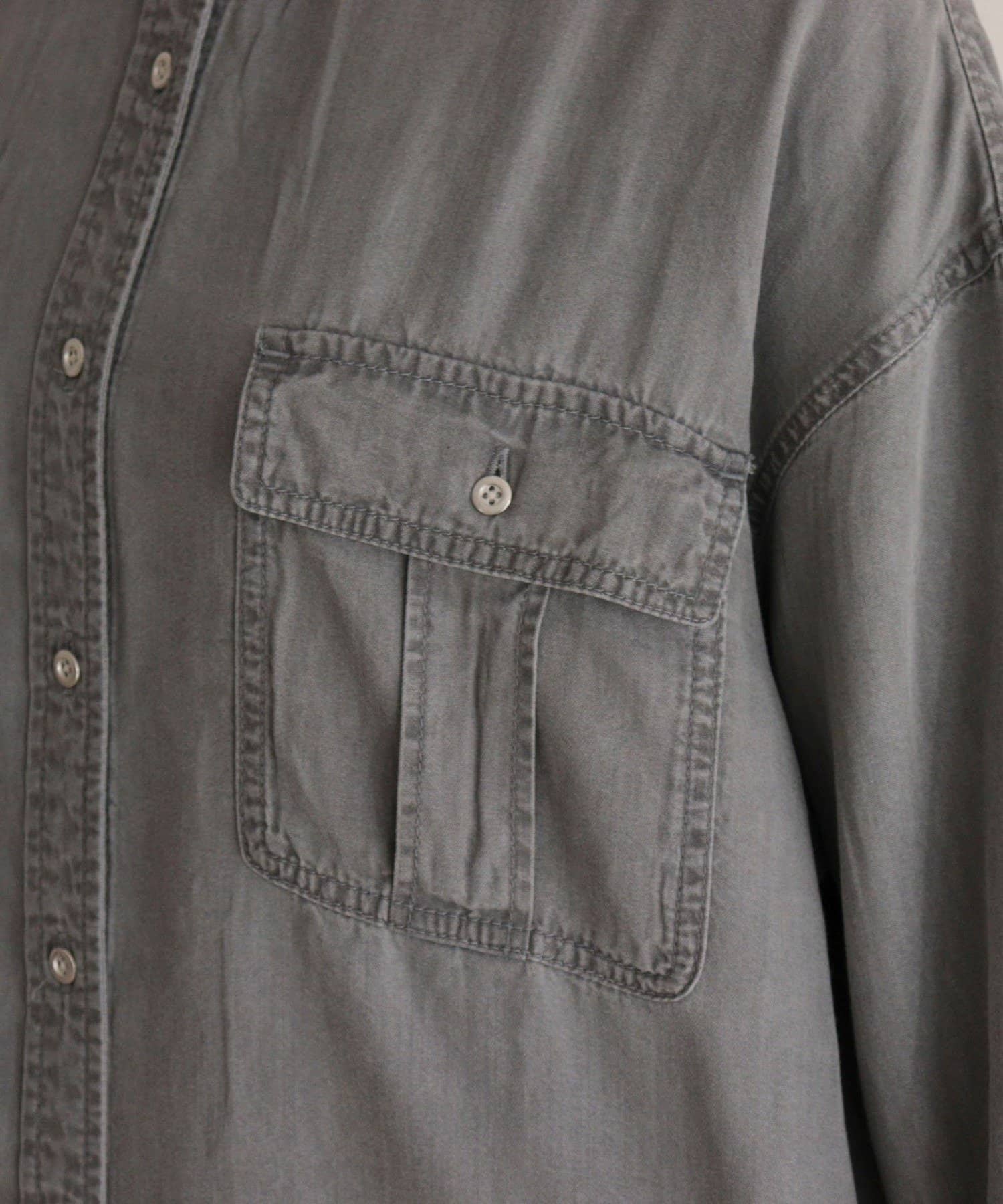 FREDY & GLOSTER(フレディ アンド グロスター) とろみデニムオーバーシャツ