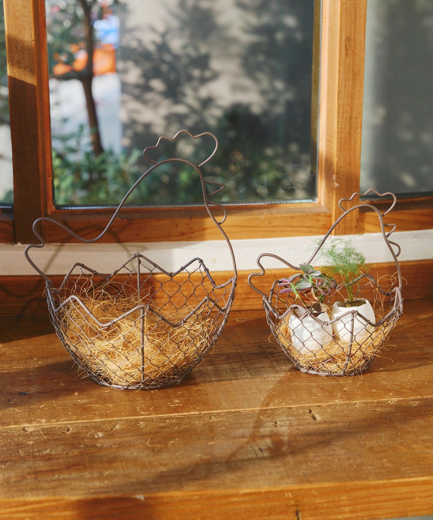 salut!(サリュ) ワイヤーエッグミニバスケット