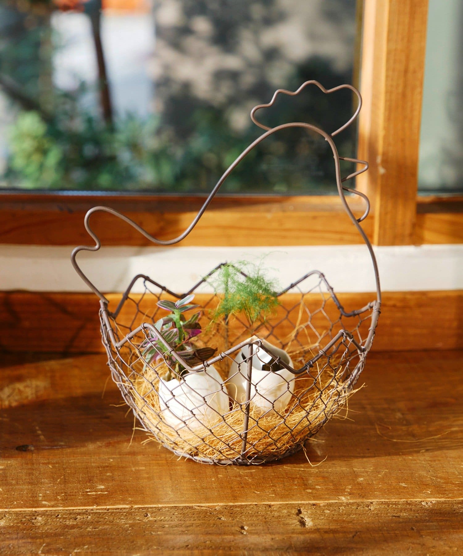 salut!(サリュ) ワイヤーエッグバスケット