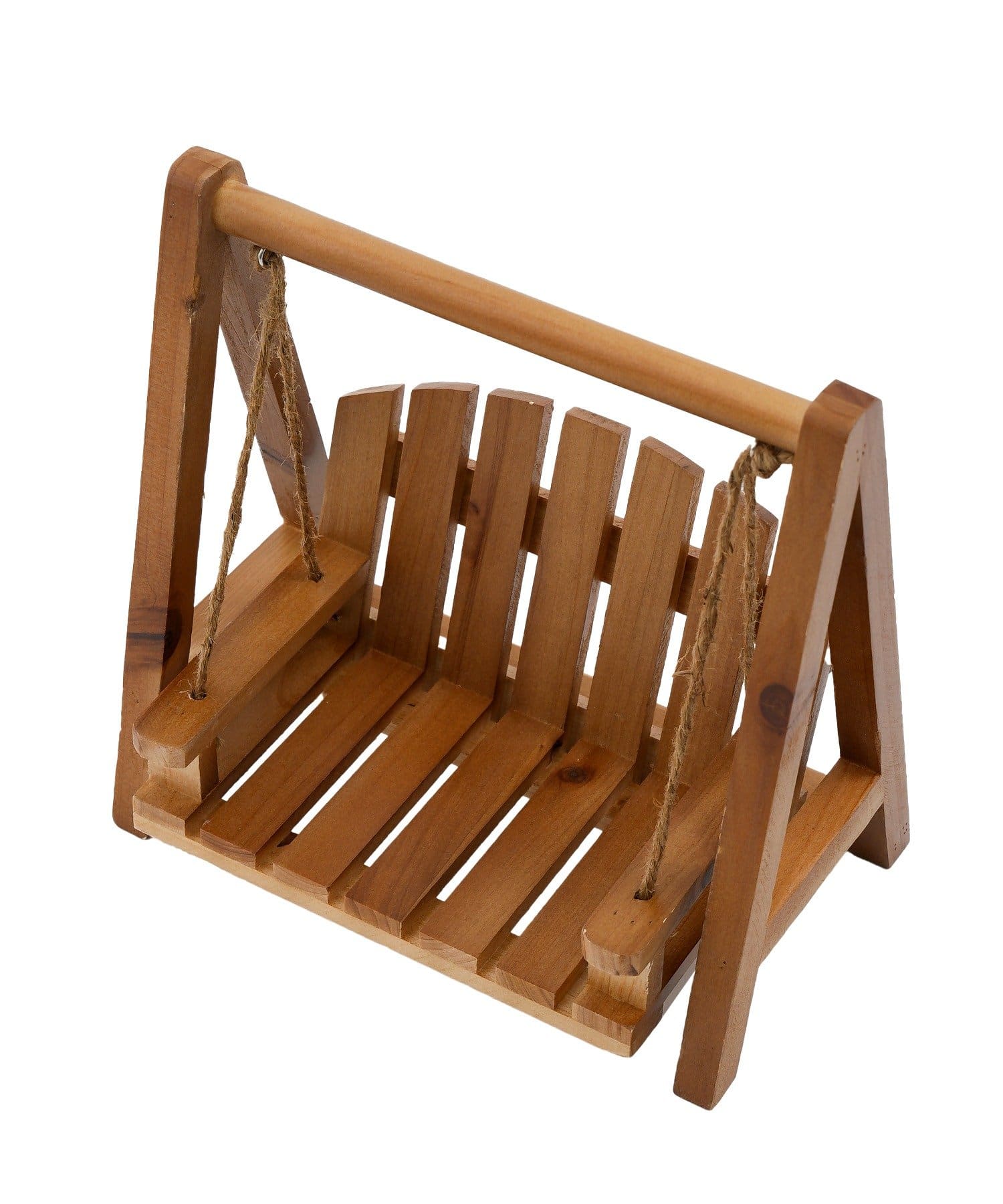 salut!(サリュ) 《ゆらせる！》ウッドスイングミニベンチ／GREEN PARK