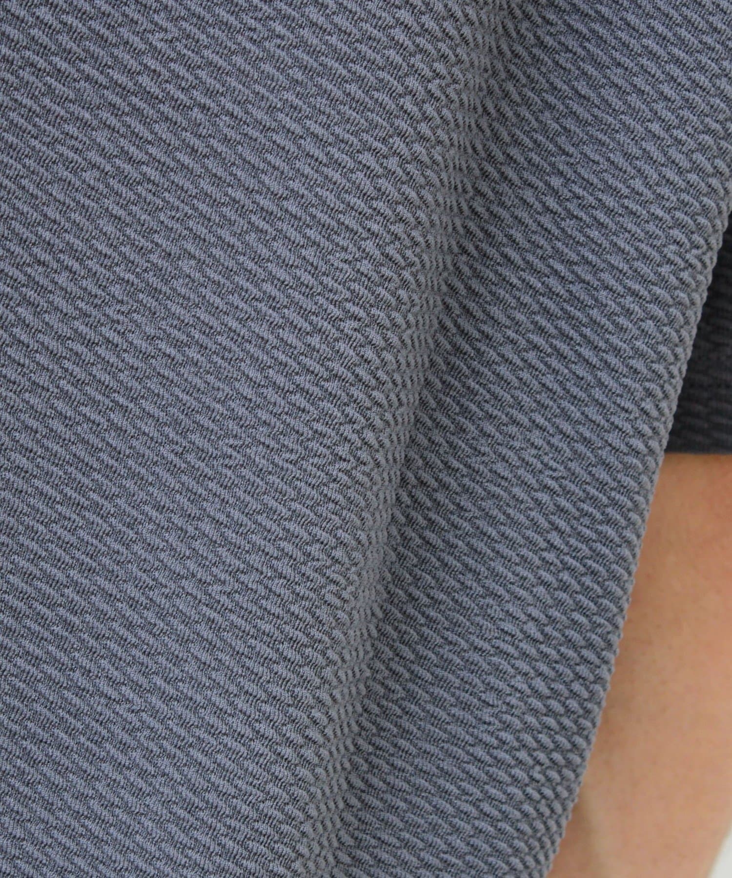 FREDY & GLOSTER(フレディ アンド グロスター) 【立体感素材】フクレジャガード 半袖Tシャツ