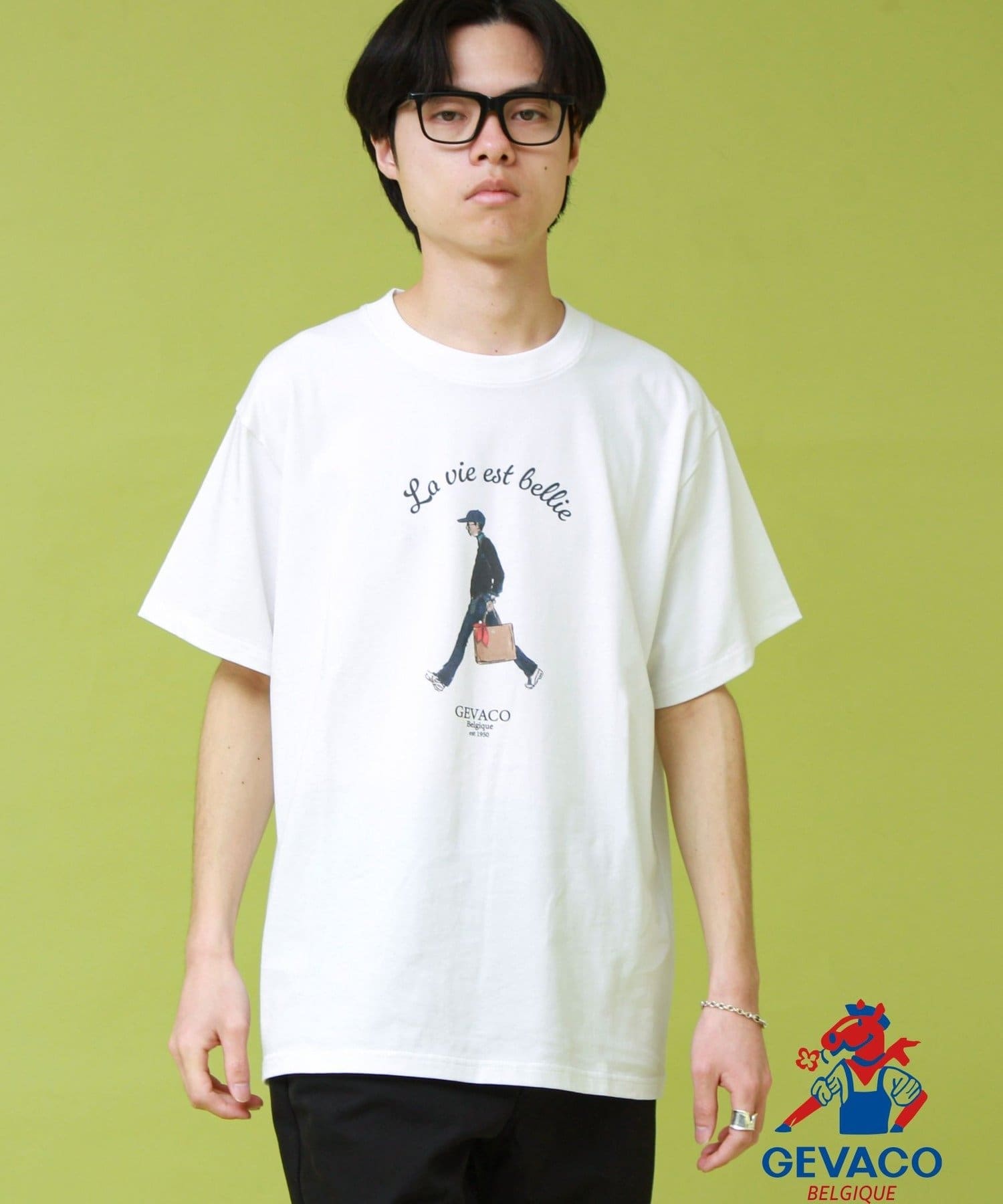 FREDY & GLOSTER(フレディ アンド グロスター) 【GEVACO/ゲバコ】プリントＴシャツ