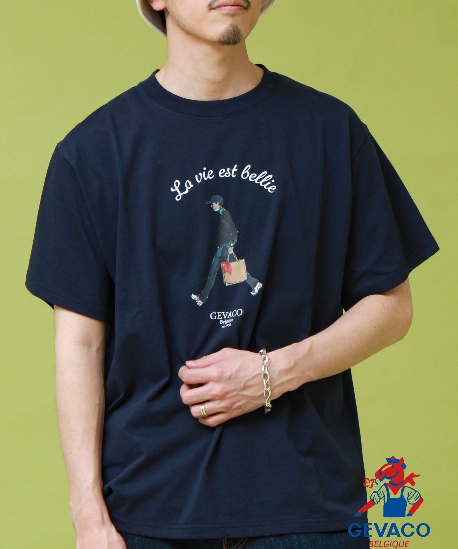 FREDY & GLOSTER(フレディ アンド グロスター) 【GEVACO/ゲバコ】プリントＴシャツ