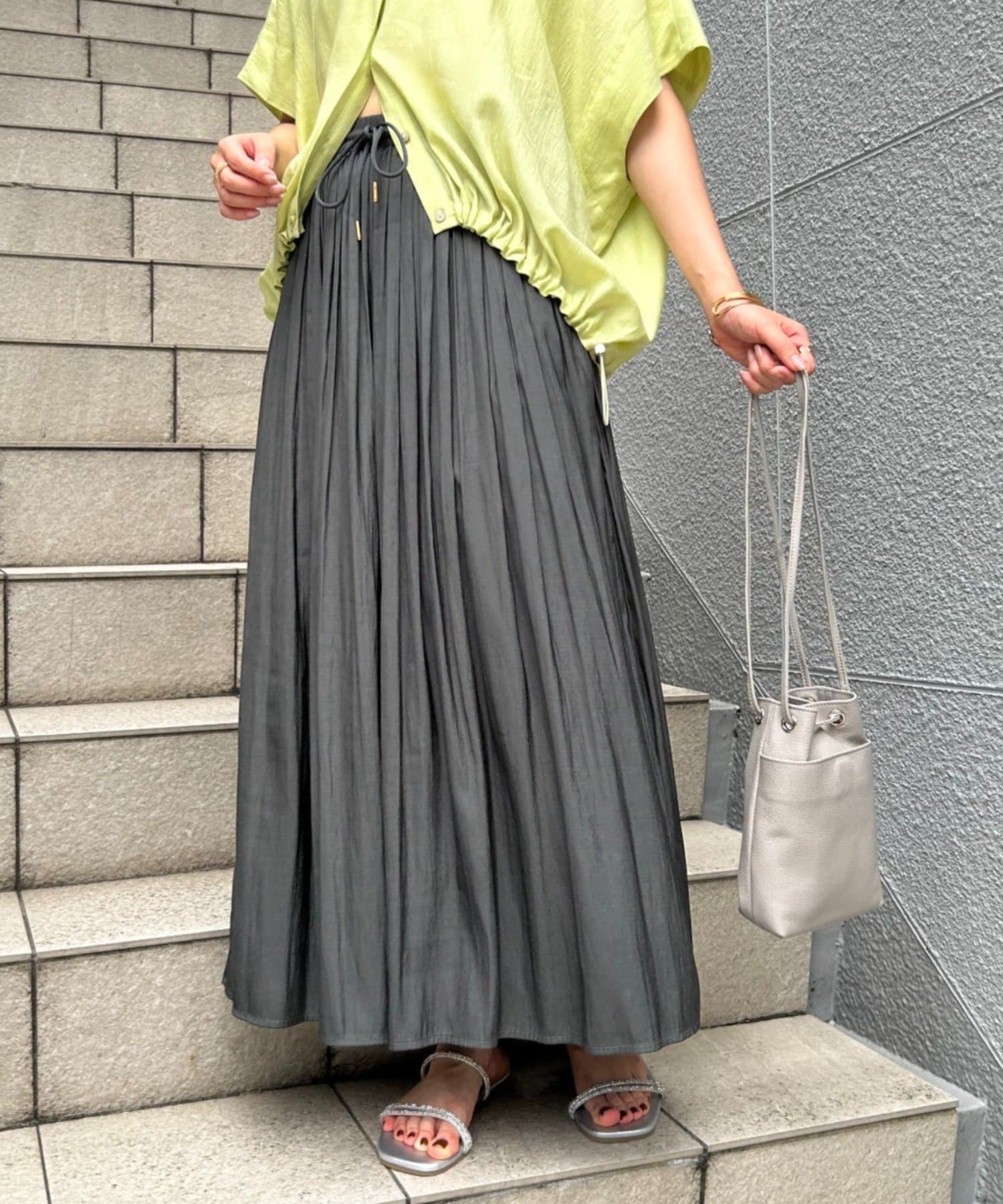 Jena　espace merveilleux(ジェナ　エスパスメルヴェイユ) 【新色登場】【低身長サイズ】プリーツスカーチョ2